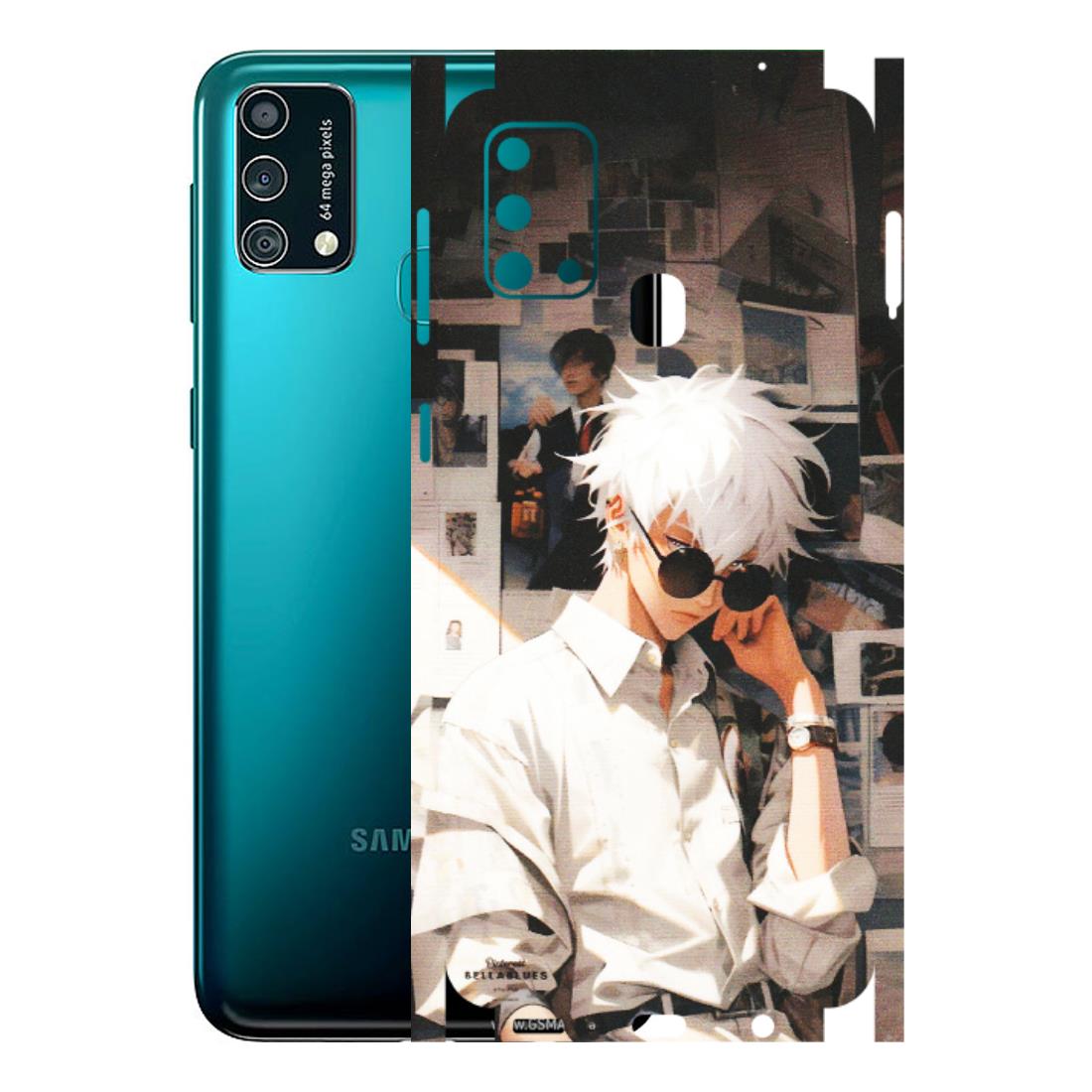 Samsung M/F/Note/Flip and C Phone Skins (All Models) - Gojo Satoru Jujustu Kaisen Anime - Matte Finish (M-156) Samsung Galaxy F41
