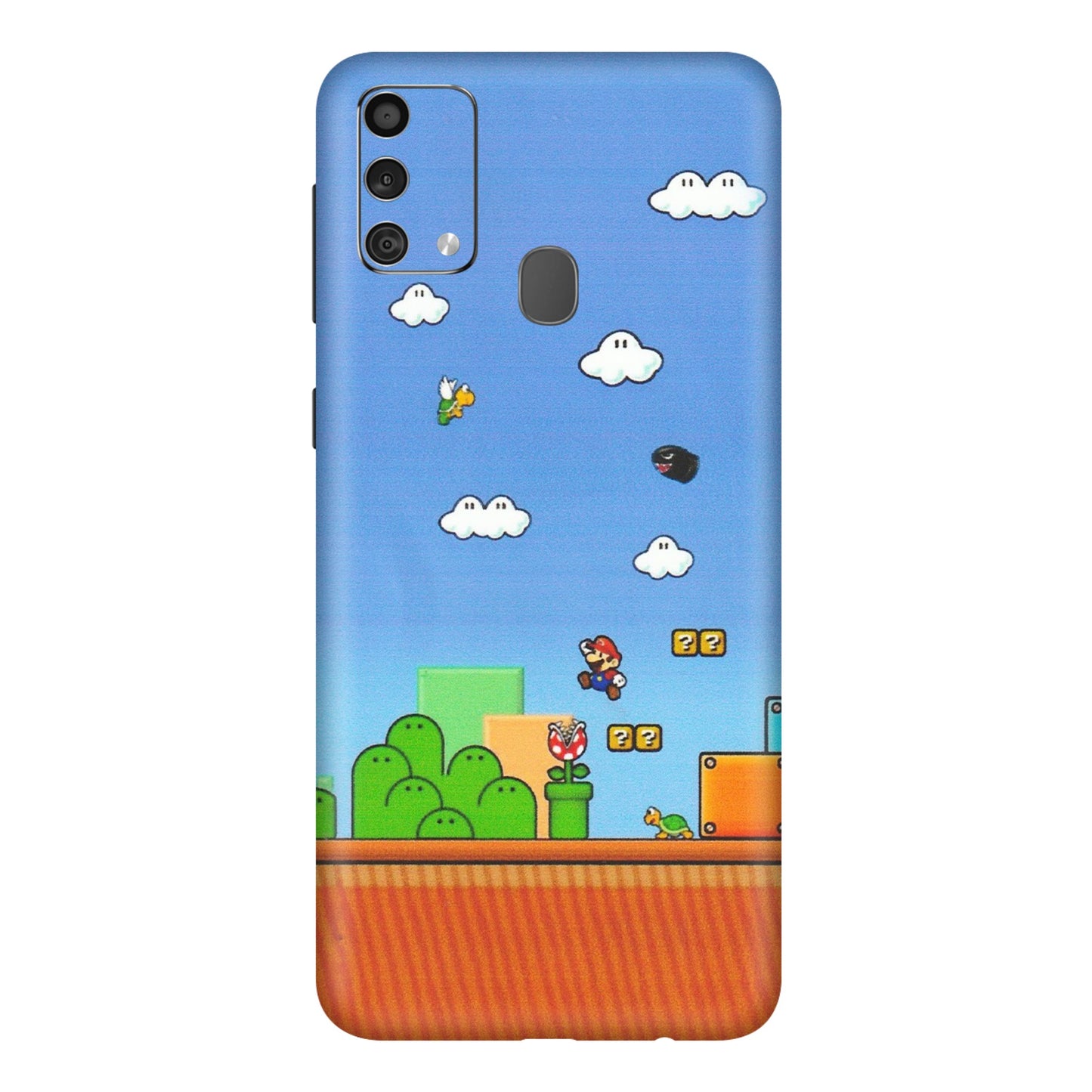 Samsung M/F/Note/Flip and C Phone Skins (All Models) - Mario Game Scene - Matte Finish (M-24) Samsung Galaxy F41