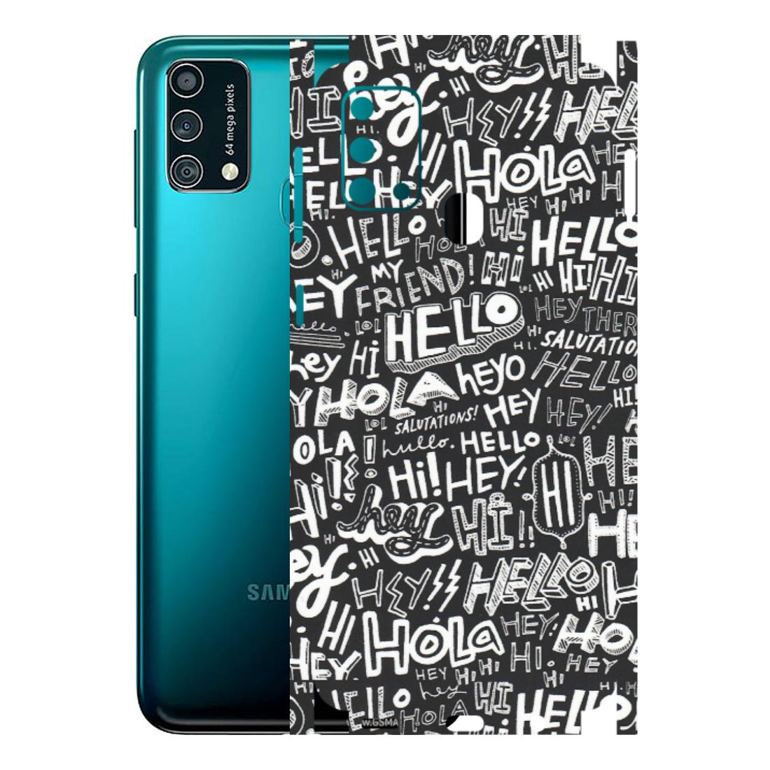 Samsung M/F/Note/Flip and C Phone Skins (All Models) - Hi Hello Doodles - Matte Finish (M-25) Samsung Galaxy F41