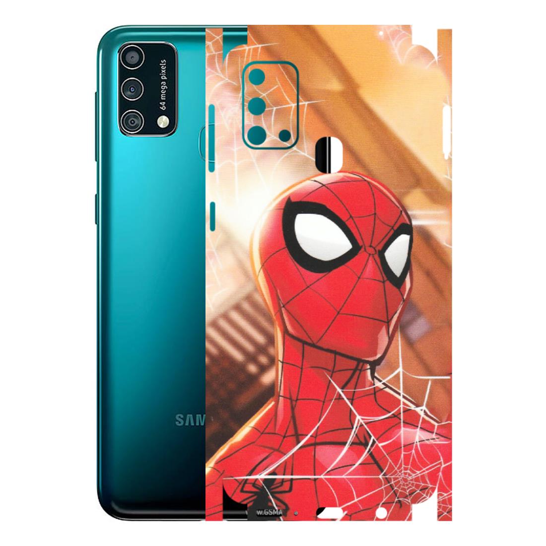 Samsung M/F/Note/Flip and C Phone Skins (All Models) - Spiderman Face New - Matte Finish (M-41) Samsung Galaxy F41