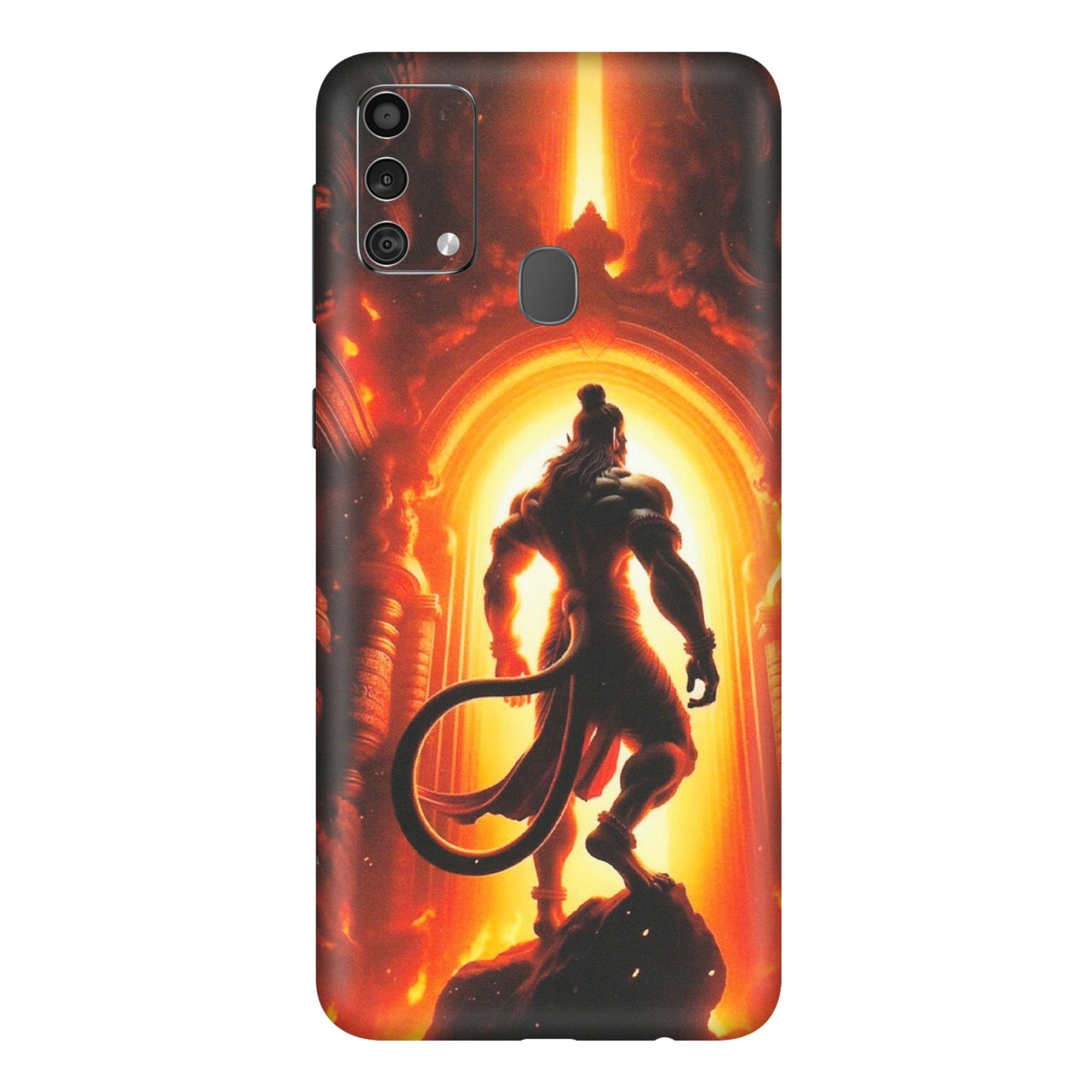 Samsung M/F/Note/Flip and C Phone Skins (All Models) - HanumanJi - Matte Finish (M-06) Samsung Galaxy F41