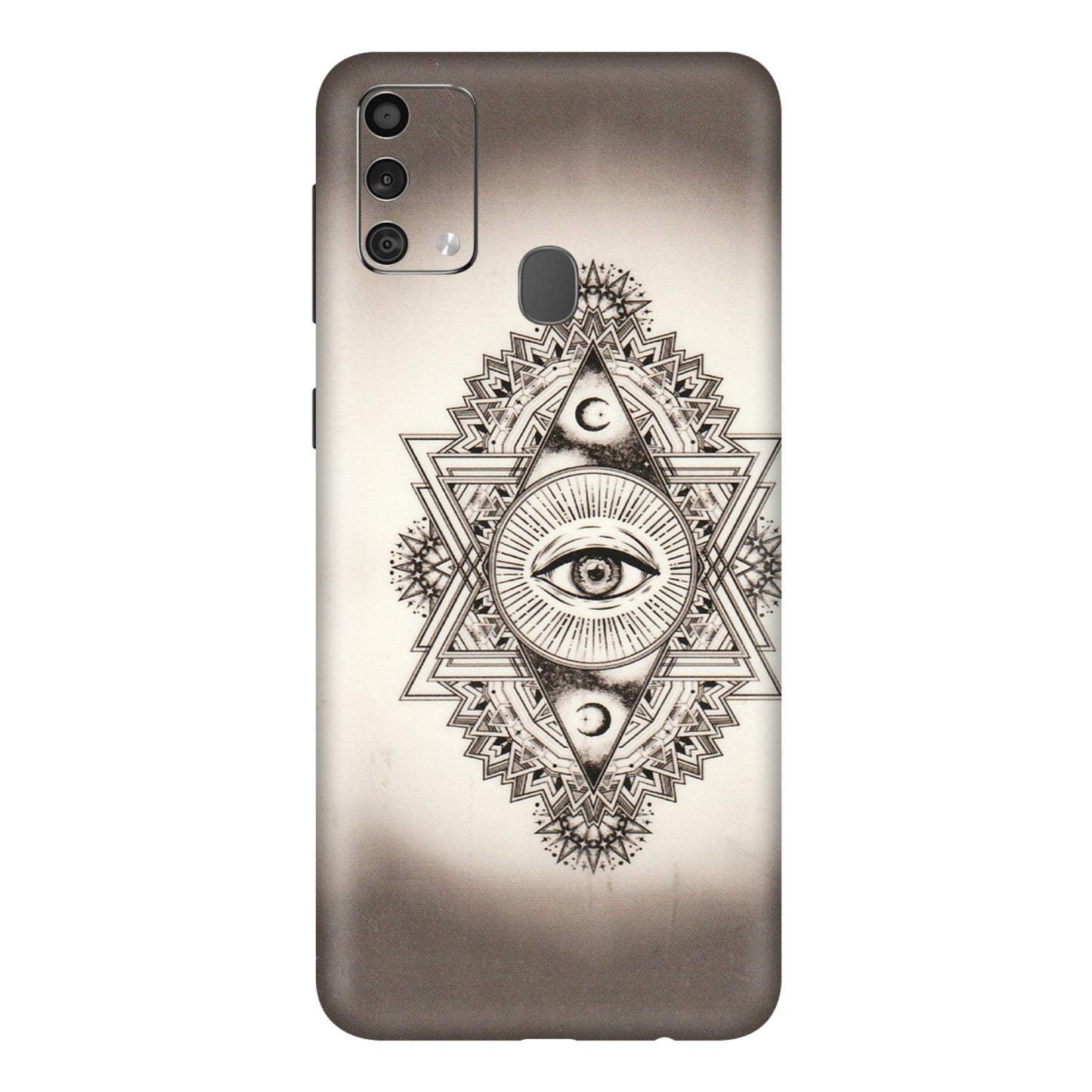 Samsung M/F/Note/Flip and C Phone Skins (All Models) - Illuminati Great Eye - Transparent Finish (T-14) Samsung Galaxy F41