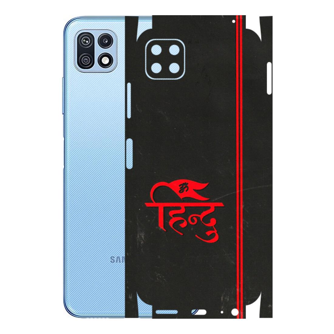 Samsung M/F/Note/Flip and C Phone Skins (All Models) - Hindu Black - 3D Embossed Finish (L-153) Samsung Galaxy F42 (5G)