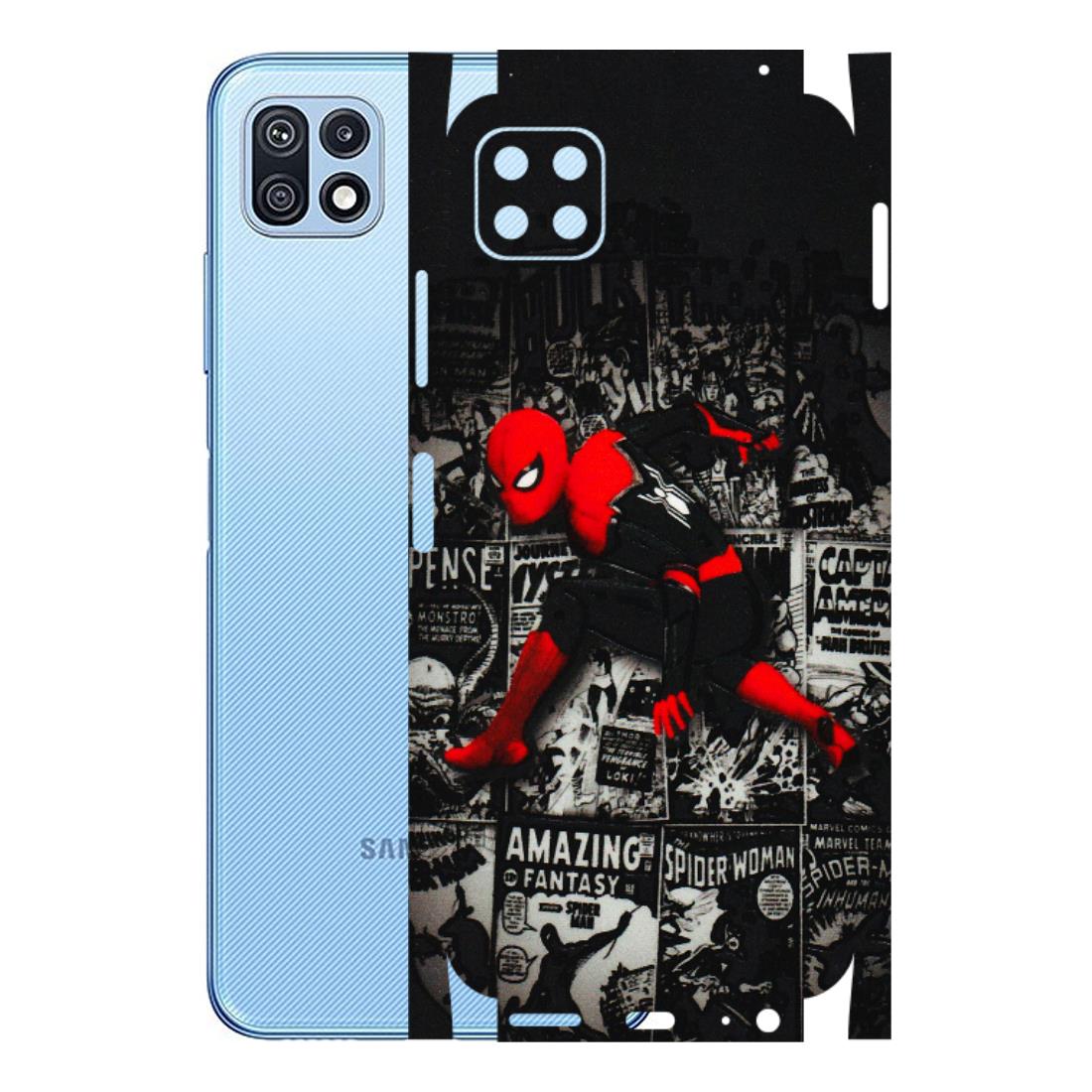 Samsung M/F/Note/Flip and C Phone Skins (All Models) - SpiderMan New - 3D Embossed Finish (L-162) Samsung Galaxy F42 (5G)