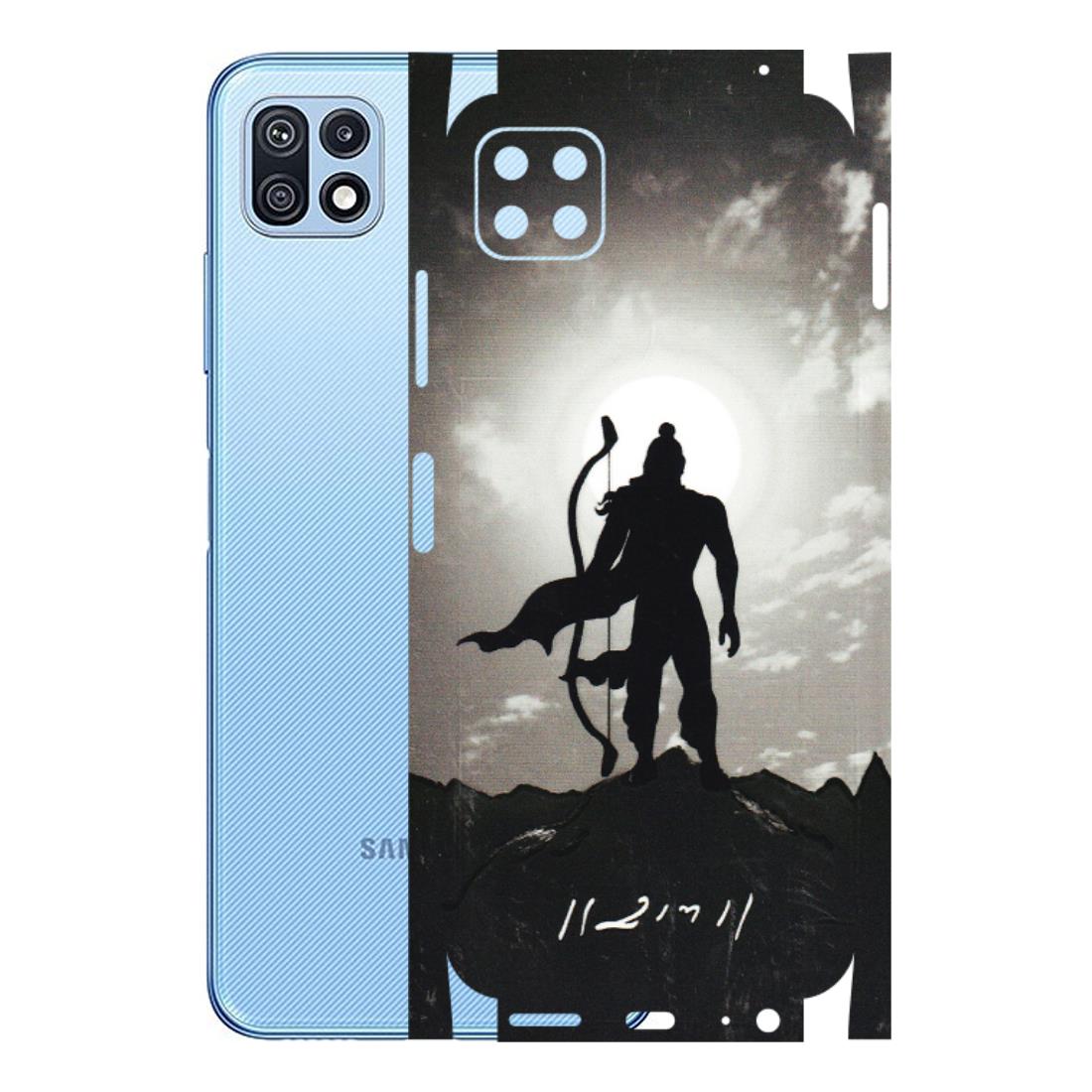 Samsung M/F/Note/Flip and C Phone Skins (All Models) - Jai Siya Ram - 3D Embossed Finish (L-200) Samsung Galaxy F42 (5G)