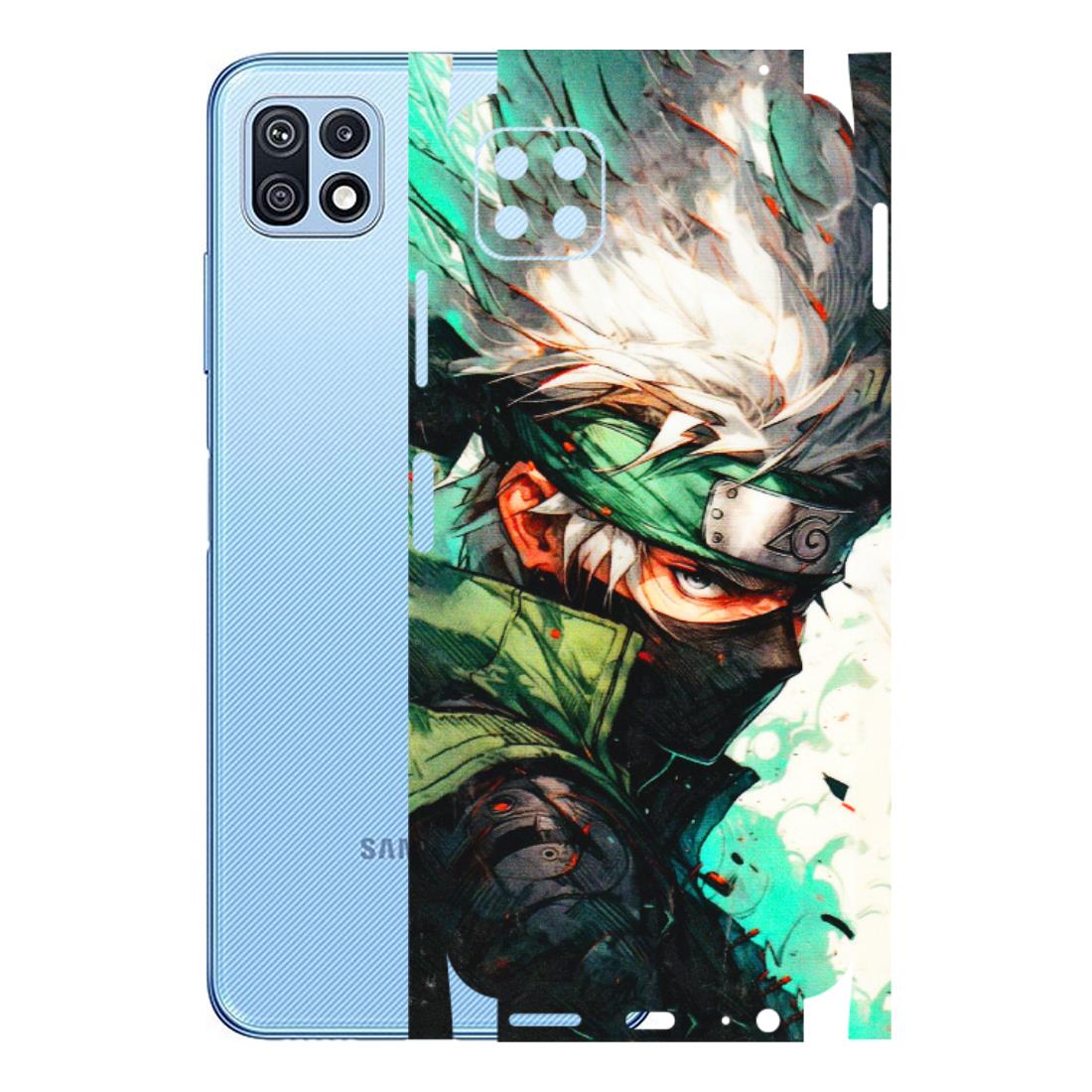 Samsung M/F/Note/Flip and C Phone Skins (All Models) - Kakashi Side Profile - 3D Embossed Finish (L-249) Samsung Galaxy F42 (5G)