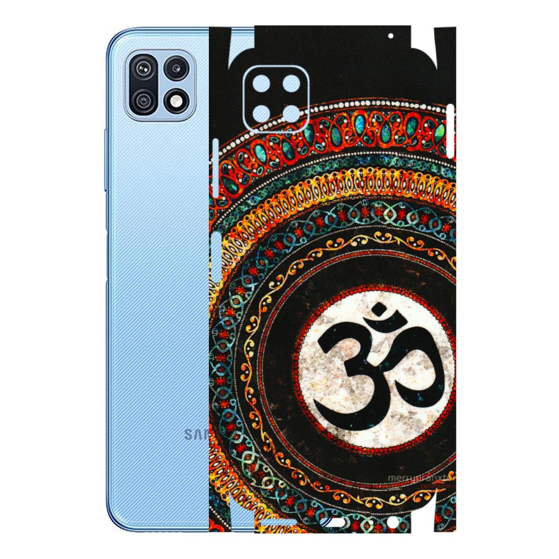 Samsung M/F/Note/Flip and C Phone Skins (All Models) - Aum Chant Abstract - 3D Embossed Finish (L-42) Samsung Galaxy F42 (5G)