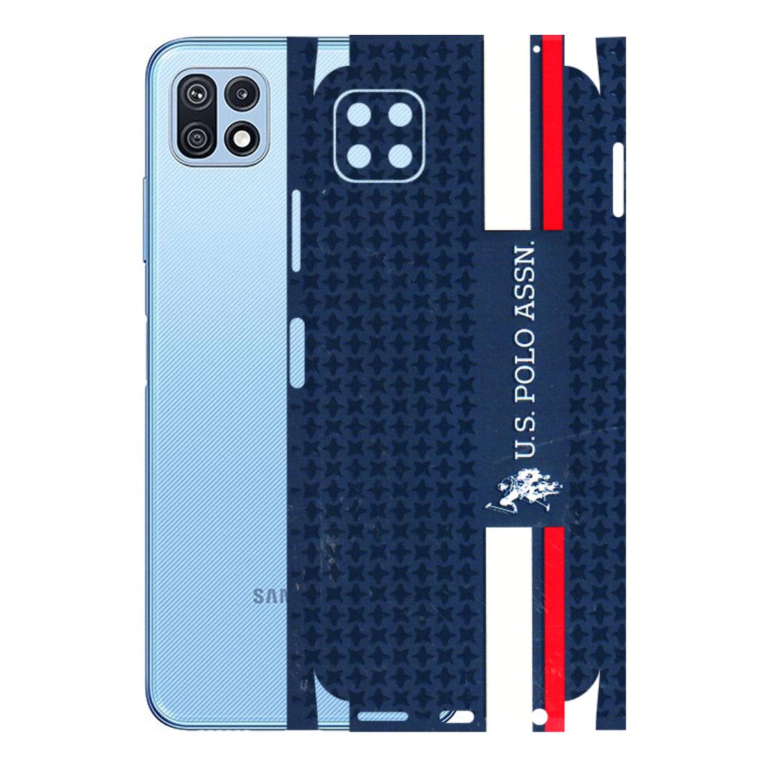Samsung M/F/Note/Flip and C Phone Skins (All Models) - US POLO Designer Brand - 3D Embossed Finish (L-65) Samsung Galaxy F42 (5G)