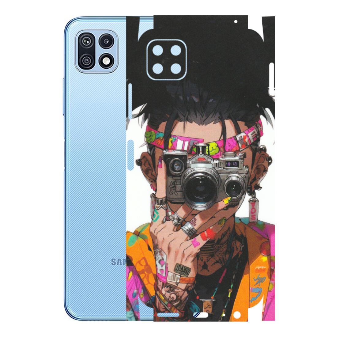 Samsung M/F/Note/Flip and C Phone Skins (All Models) - Camera Lover Girl - Matte Finish (M-09) Samsung Galaxy F42 (5G)