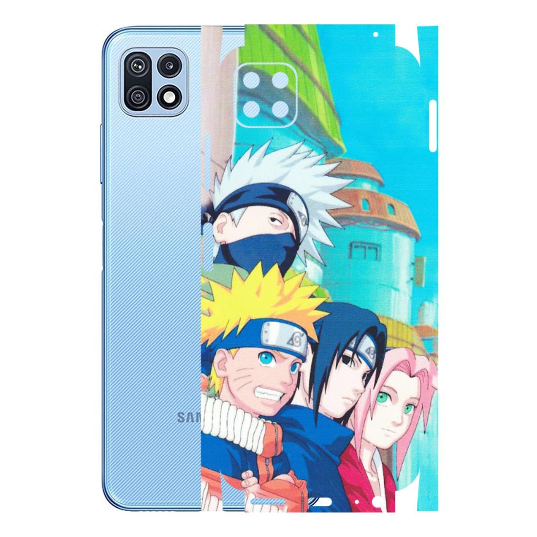 Samsung M/F/Note/Flip and C Phone Skins (All Models) - Team Minato And Kakashi - Matte Finish (M-101) Samsung Galaxy F42 (5G)