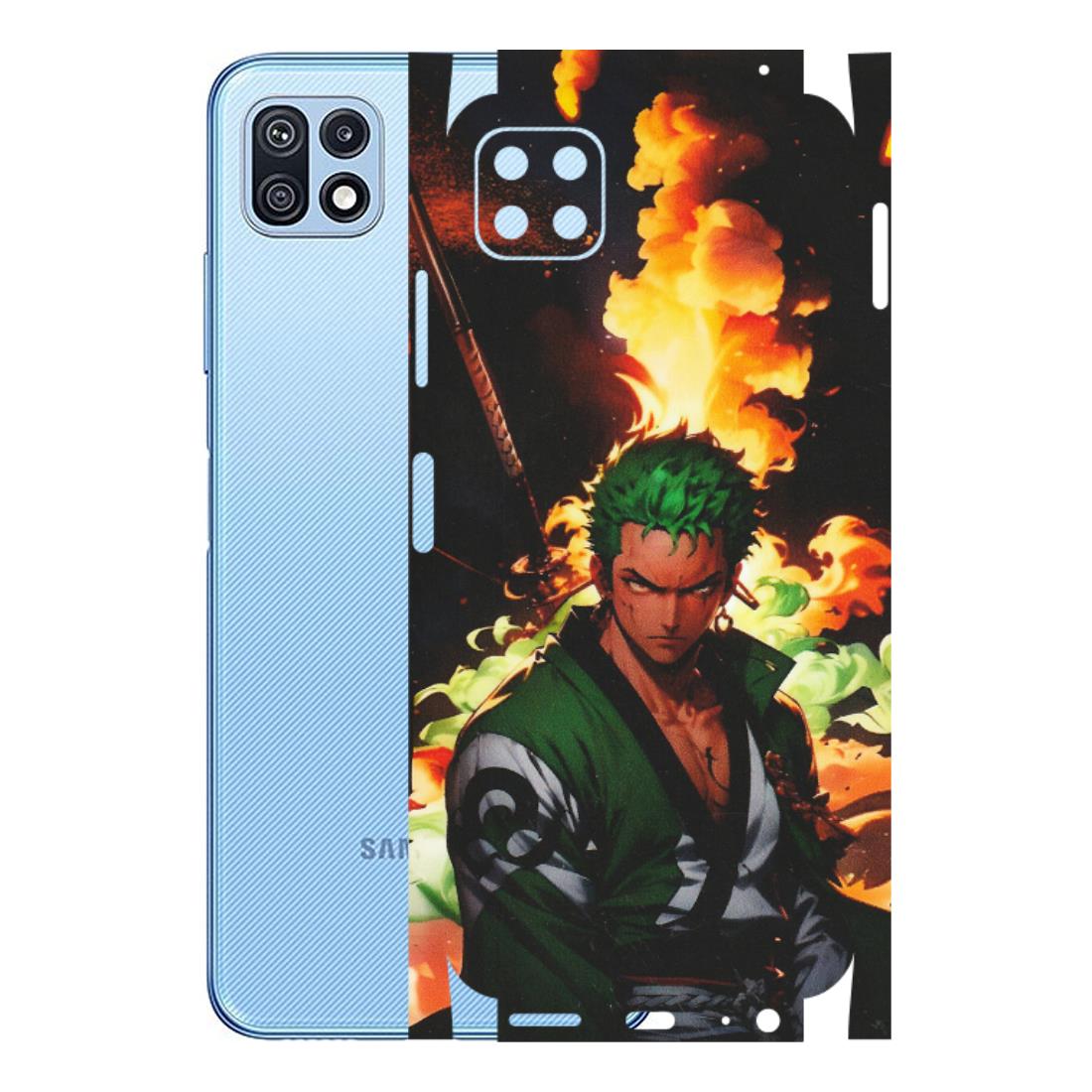 Samsung M/F/Note/Flip and C Phone Skins (All Models) - Roronoa Zoro - Matte Finish (M-102) Samsung Galaxy F42 (5G)