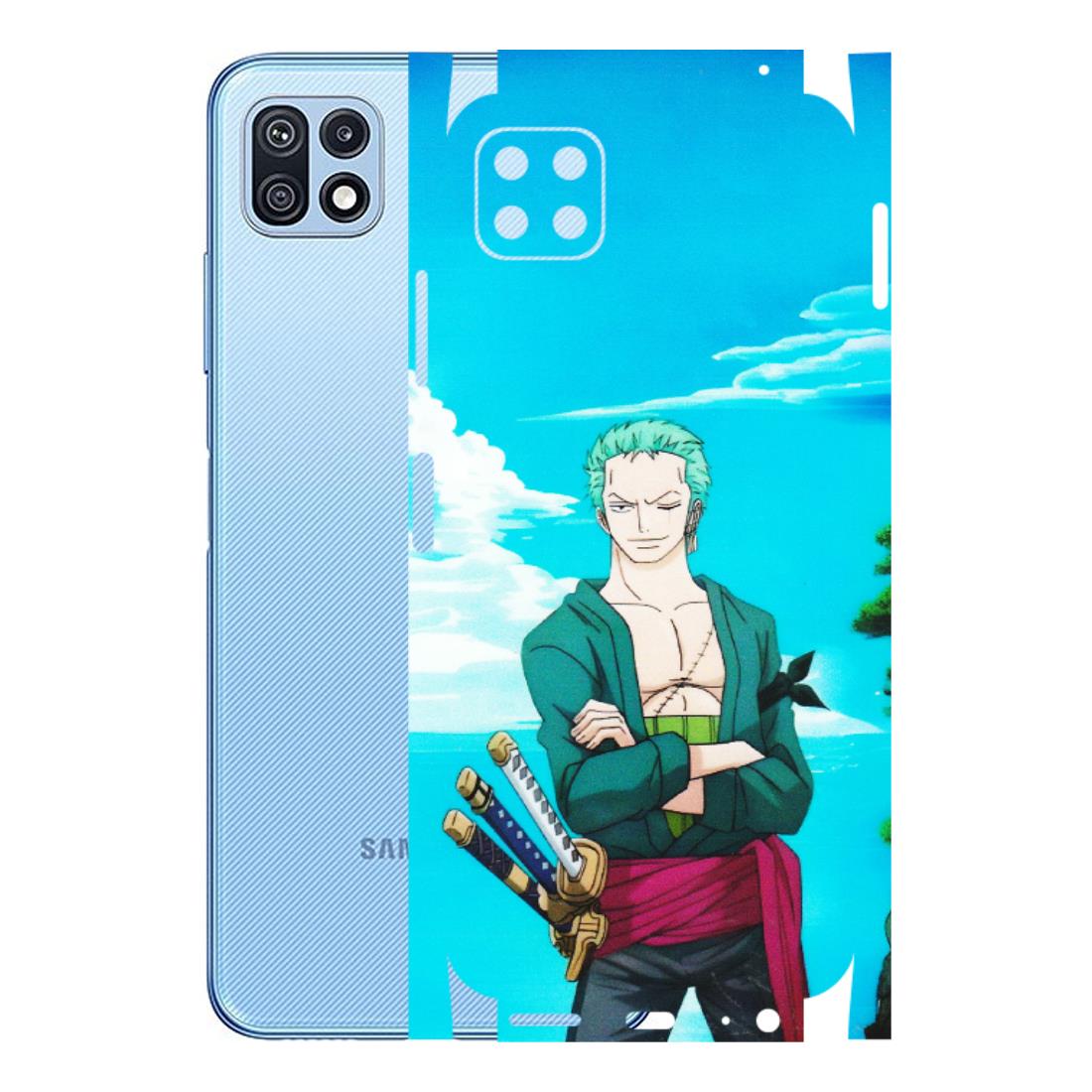 Samsung M/F/Note/Flip and C Phone Skins (All Models) - Cool Swordman Zoro Anime - Matte Finish (M-143) Samsung Galaxy F42 (5G)