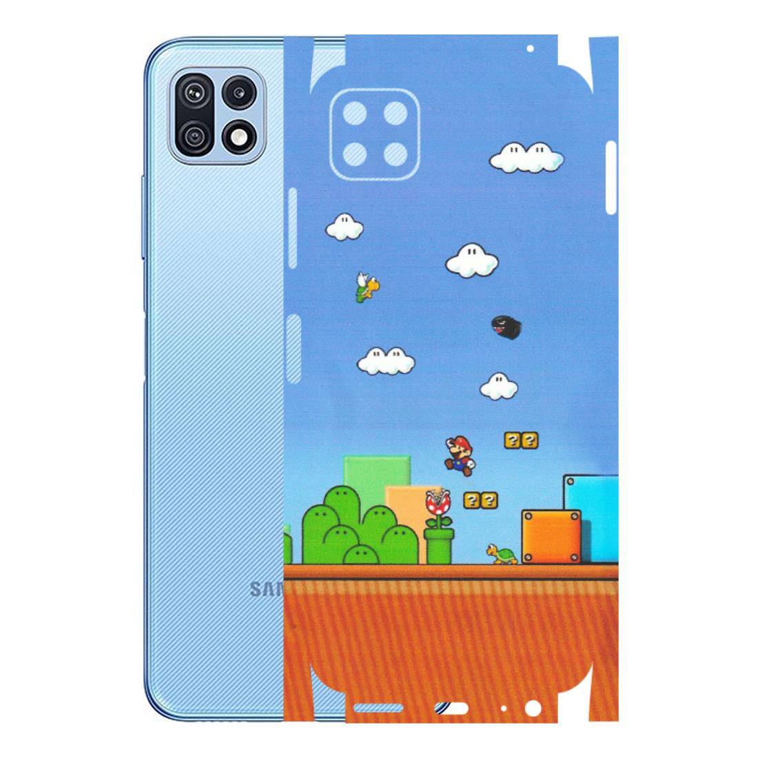Samsung M/F/Note/Flip and C Phone Skins (All Models) - Mario Game Scene - Matte Finish (M-24) Samsung Galaxy F42 (5G)