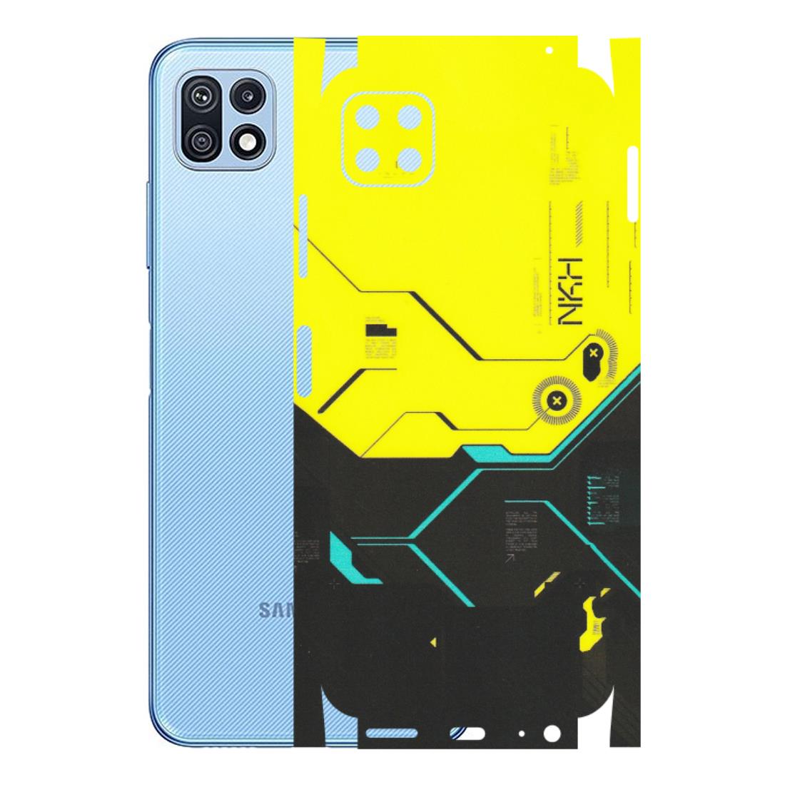 Samsung M/F/Note/Flip and C Phone Skins (All Models) - Black Yellow Technica - Matte Finish (M-53) Samsung Galaxy F42 (5G)