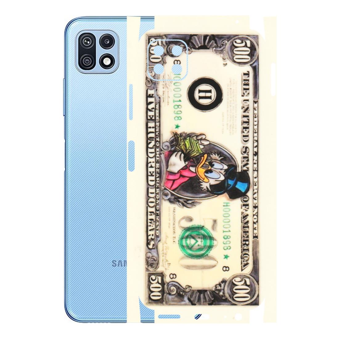 Samsung M/F/Note/Flip and C Phone Skins (All Models) - Five Hundred Dollar Duck - Transparent Finish (T-15) Samsung Galaxy F42 (5G)