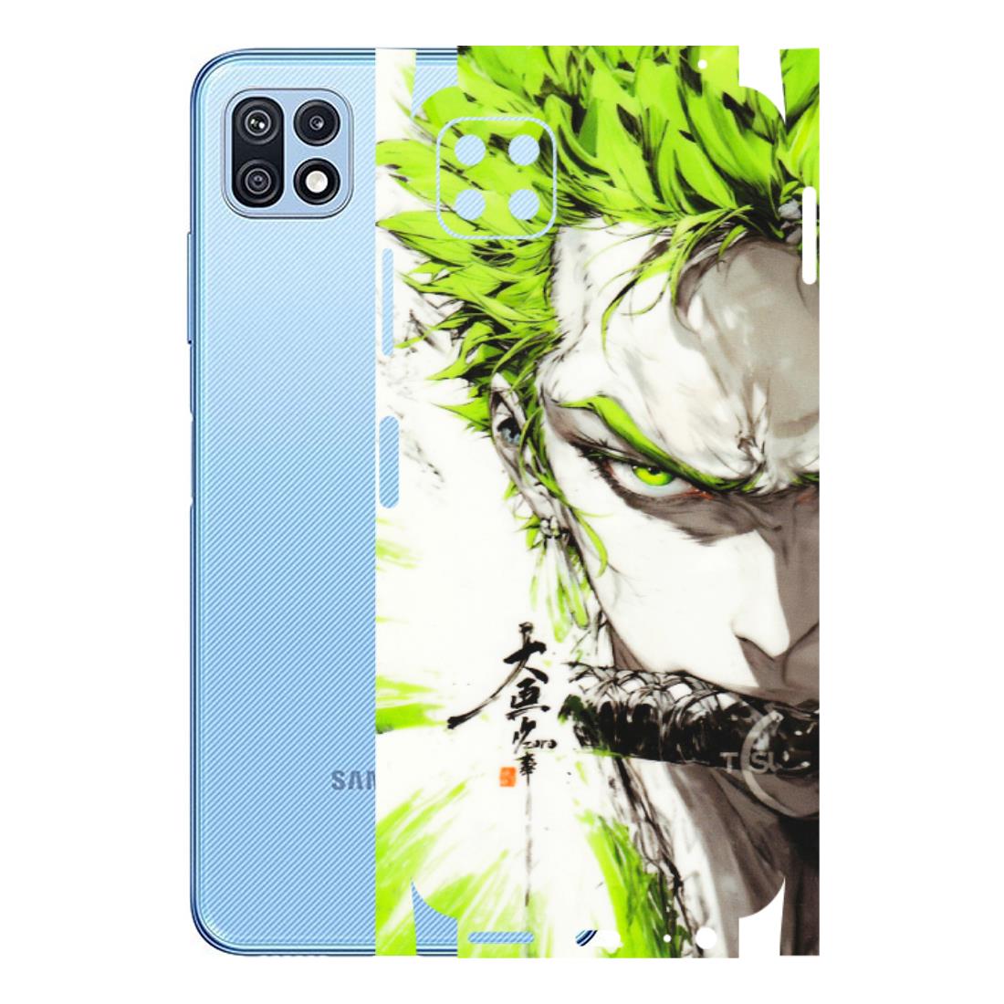 Samsung M/F/Note/Flip and C Phone Skins (All Models) - Roro Taku Anime - Transparent Finish (T-18) Samsung Galaxy F42 (5G)