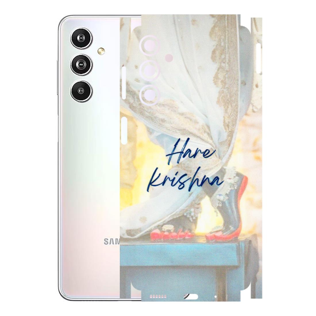 Samsung M/F/Note/Flip and C Phone Skins (All Models) - Hare Krishna - 3D Embossed Finish (L-03) Samsung Galaxy F54 (5G)