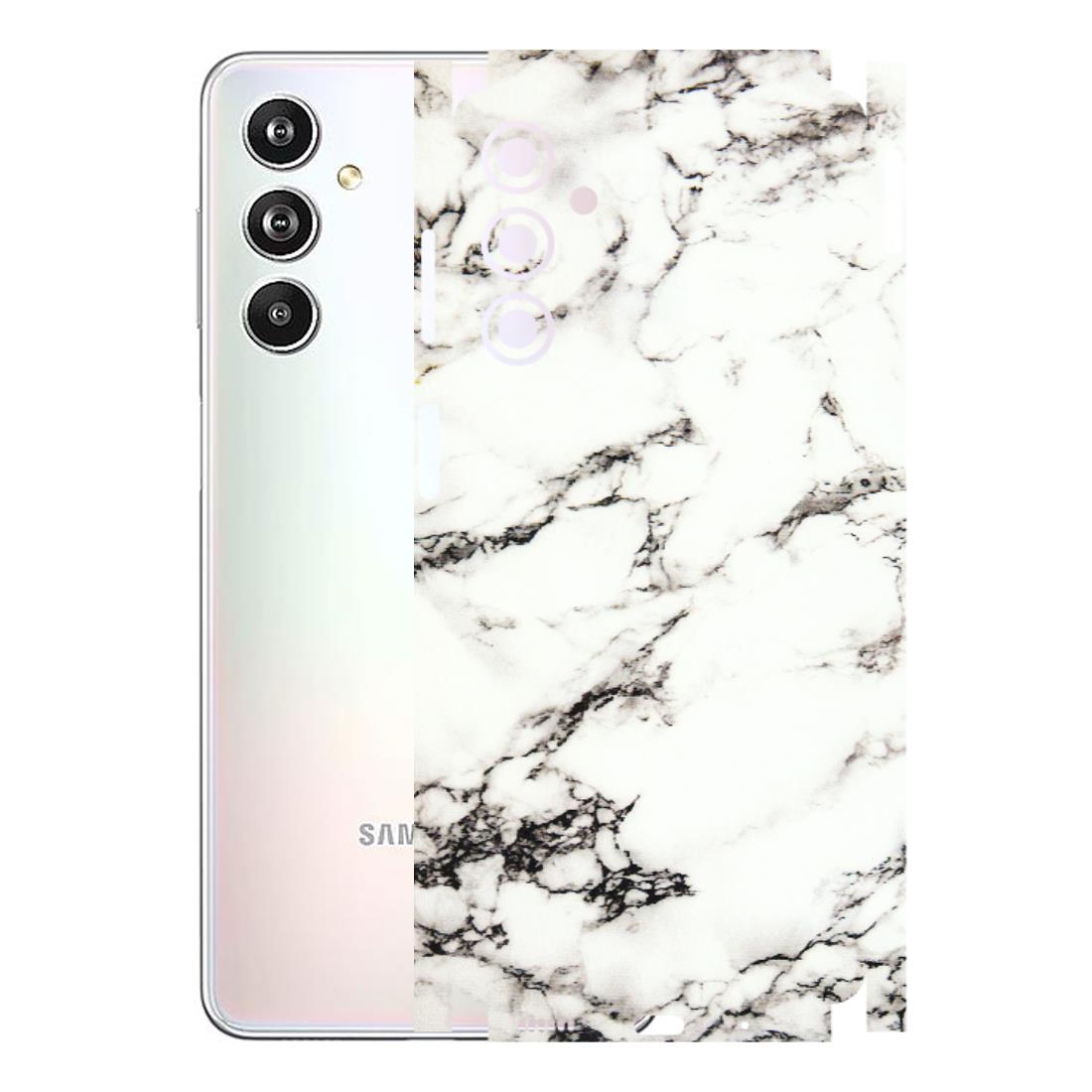 Samsung M/F/Note/Flip and C Phone Skins (All Models) - Black and White Marble Texture - 3D Embossed Finish (L-124) Samsung Galaxy F54 (5G)