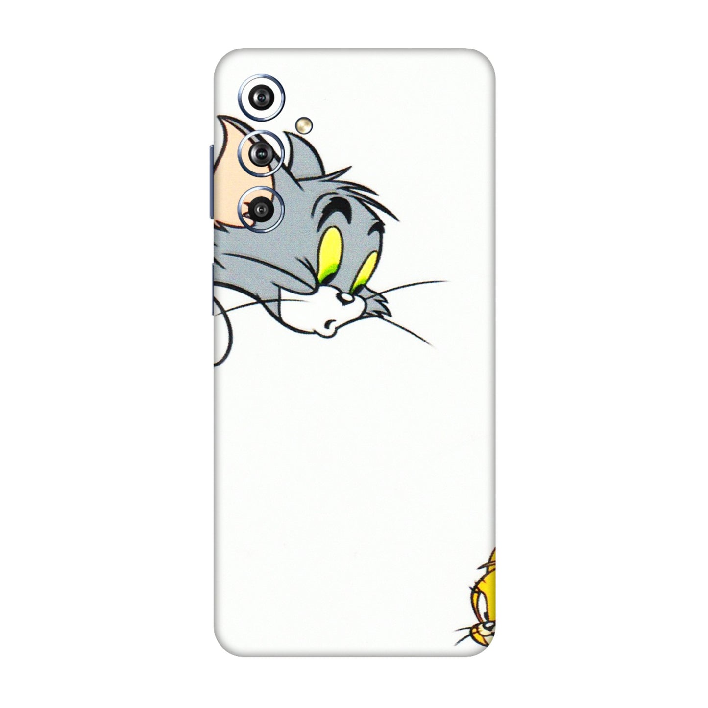 Samsung M/F/Note/Flip and C Phone Skins (All Models) - Cute Tom And Jerry - 3D Embossed Finish (L-220) Samsung Galaxy F54 (5G)