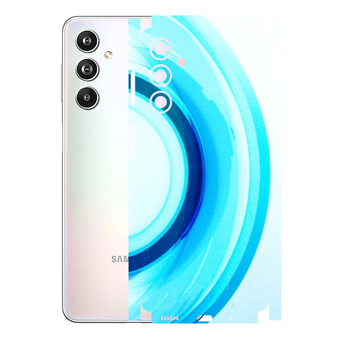 Samsung M/F/Note/Flip and C Phone Skins (All Models) - The Blue Curve - 3D Embossed Finish (L-244) Samsung Galaxy F54 (5G)