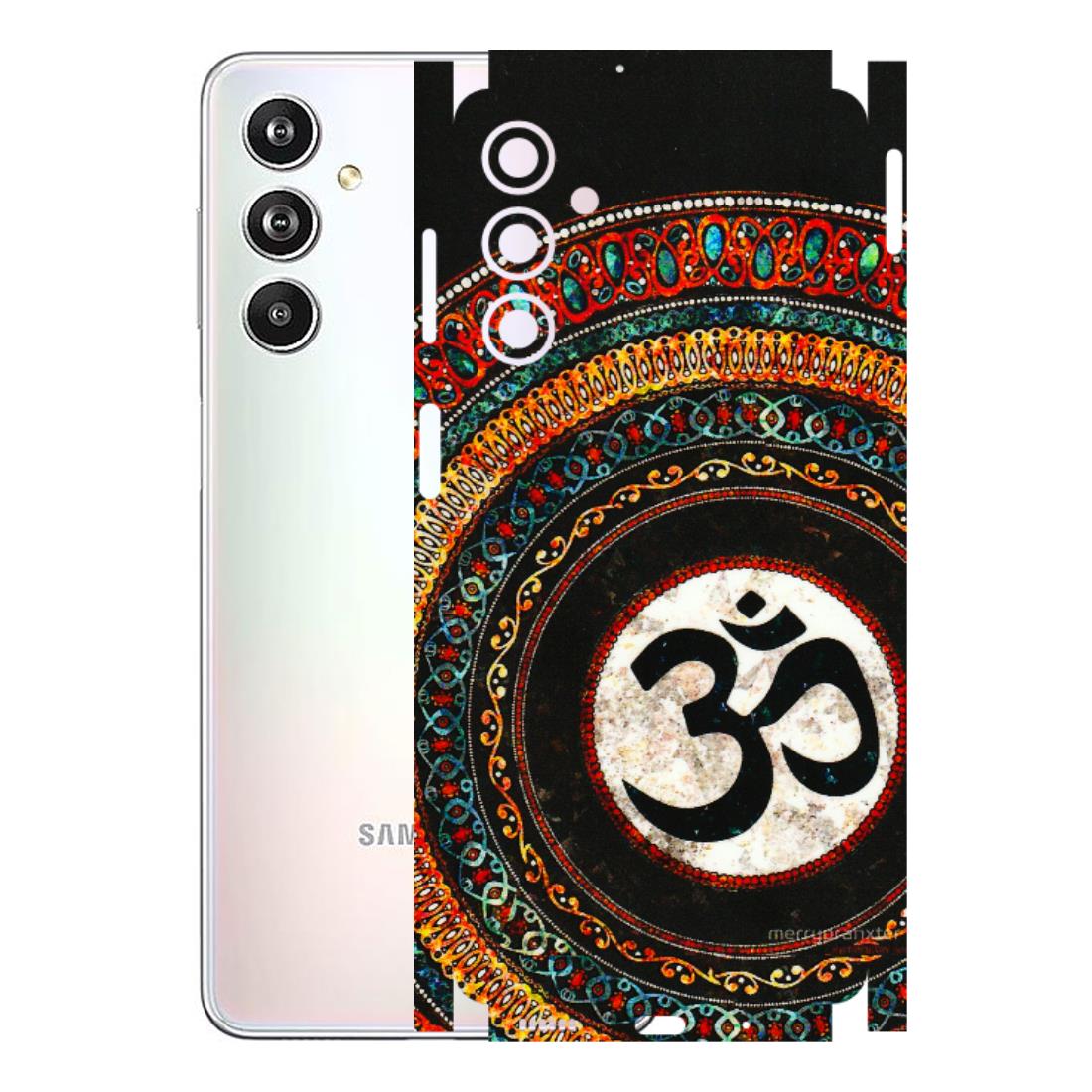 Samsung M/F/Note/Flip and C Phone Skins (All Models) - Aum Chant Abstract - 3D Embossed Finish (L-42) Samsung Galaxy F54 (5G)