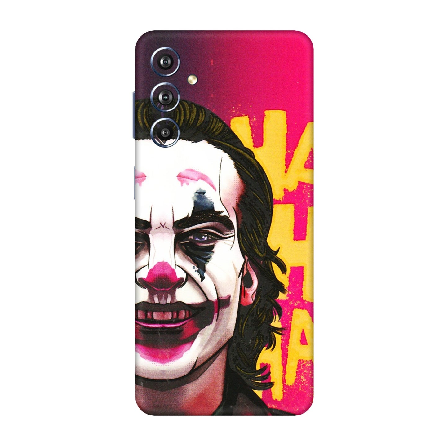 Samsung M/F/Note/Flip and C Phone Skins (All Models) - Joker Evil Laugh - 3D Embossed Finish (L-97) Samsung Galaxy F54 (5G)
