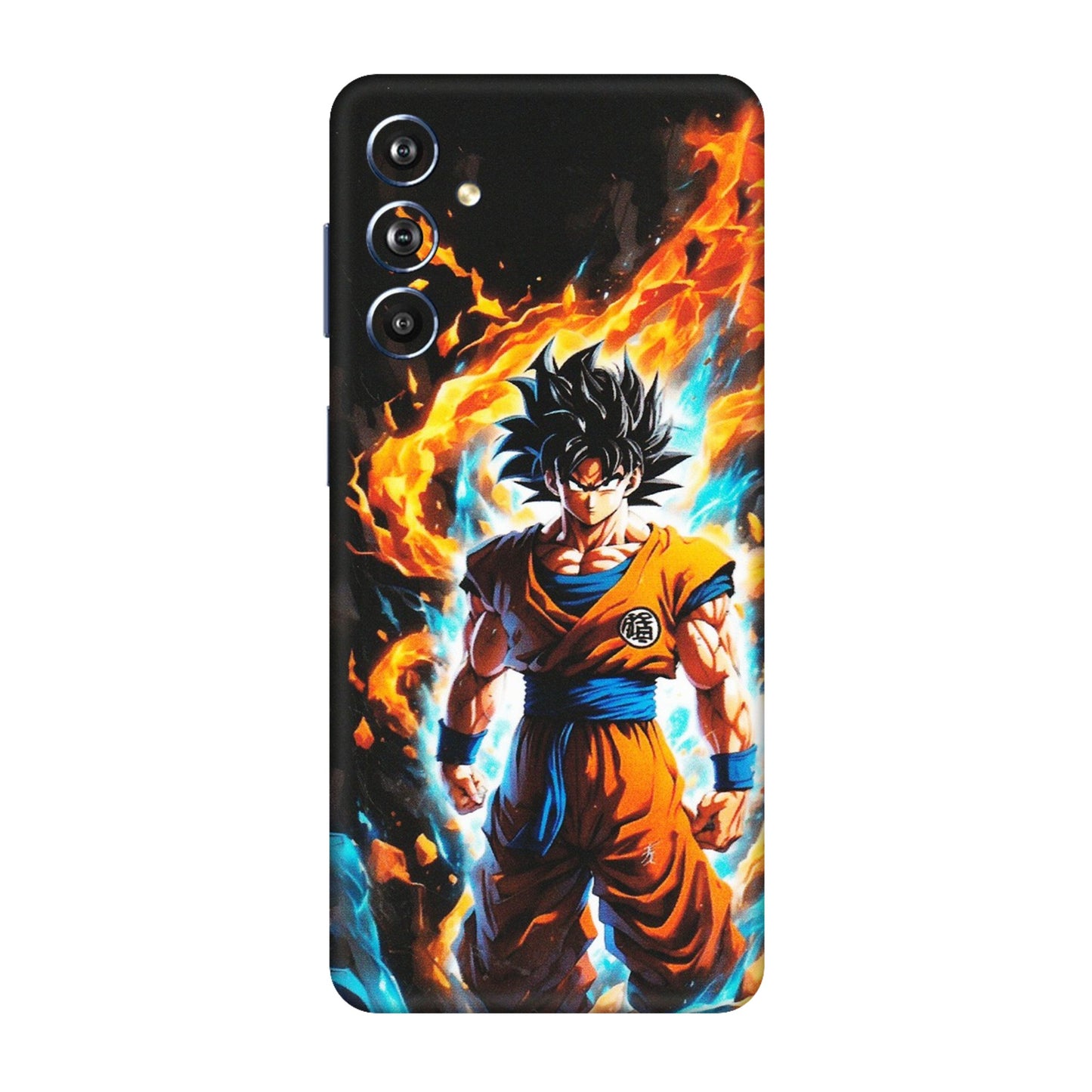 Samsung M/F/Note/Flip and C Phone Skins (All Models) - Goku Transformation Anime - Matte Finish (M-159) Samsung Galaxy F54 (5G)