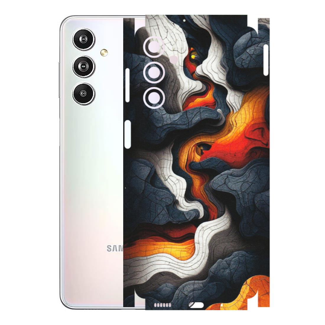 Samsung M/F/Note/Flip and C Phone Skins (All Models) - Abstract Volcanic Layers - Matte Finish (M-52) Samsung Galaxy F54 (5G)