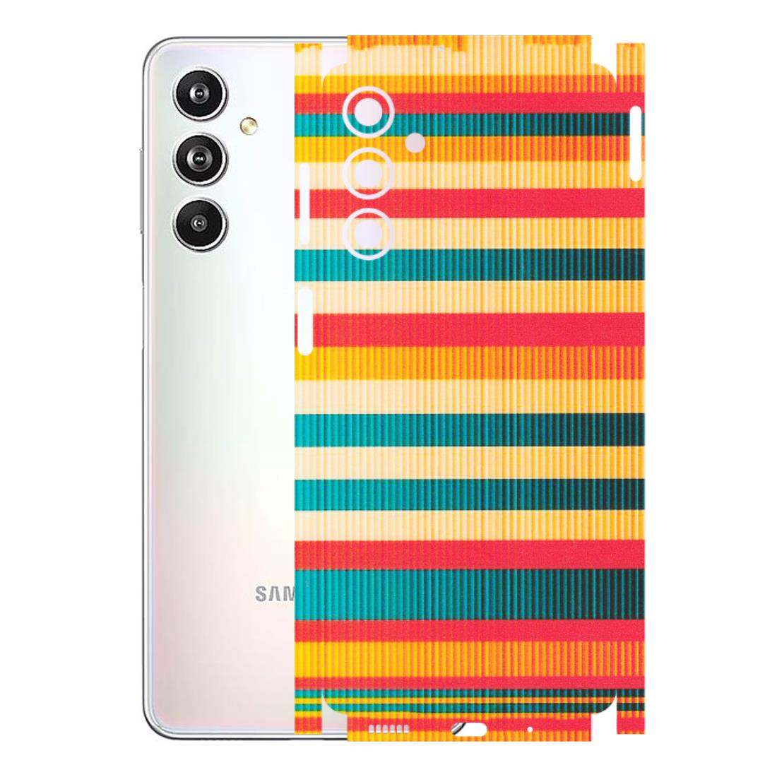 Samsung M/F/Note/Flip and C Phone Skins (All Models) - Colourful Stripes Soothing Effect - Matte Finish (M-86) Samsung Galaxy F54 (5G)