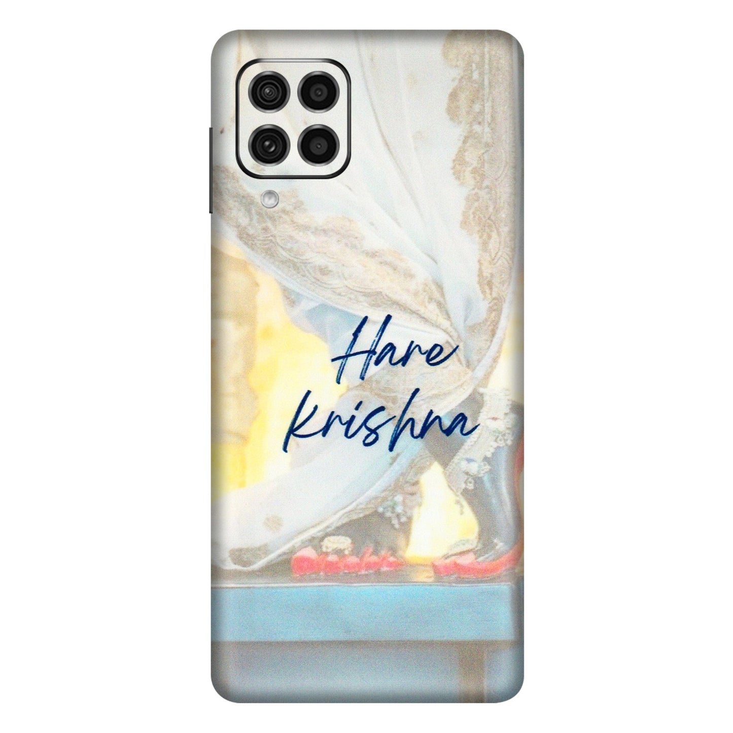 Samsung M/F/Note/Flip and C Phone Skins (All Models) - Hare Krishna - 3D Embossed Finish (L-03) Samsung Galaxy F62