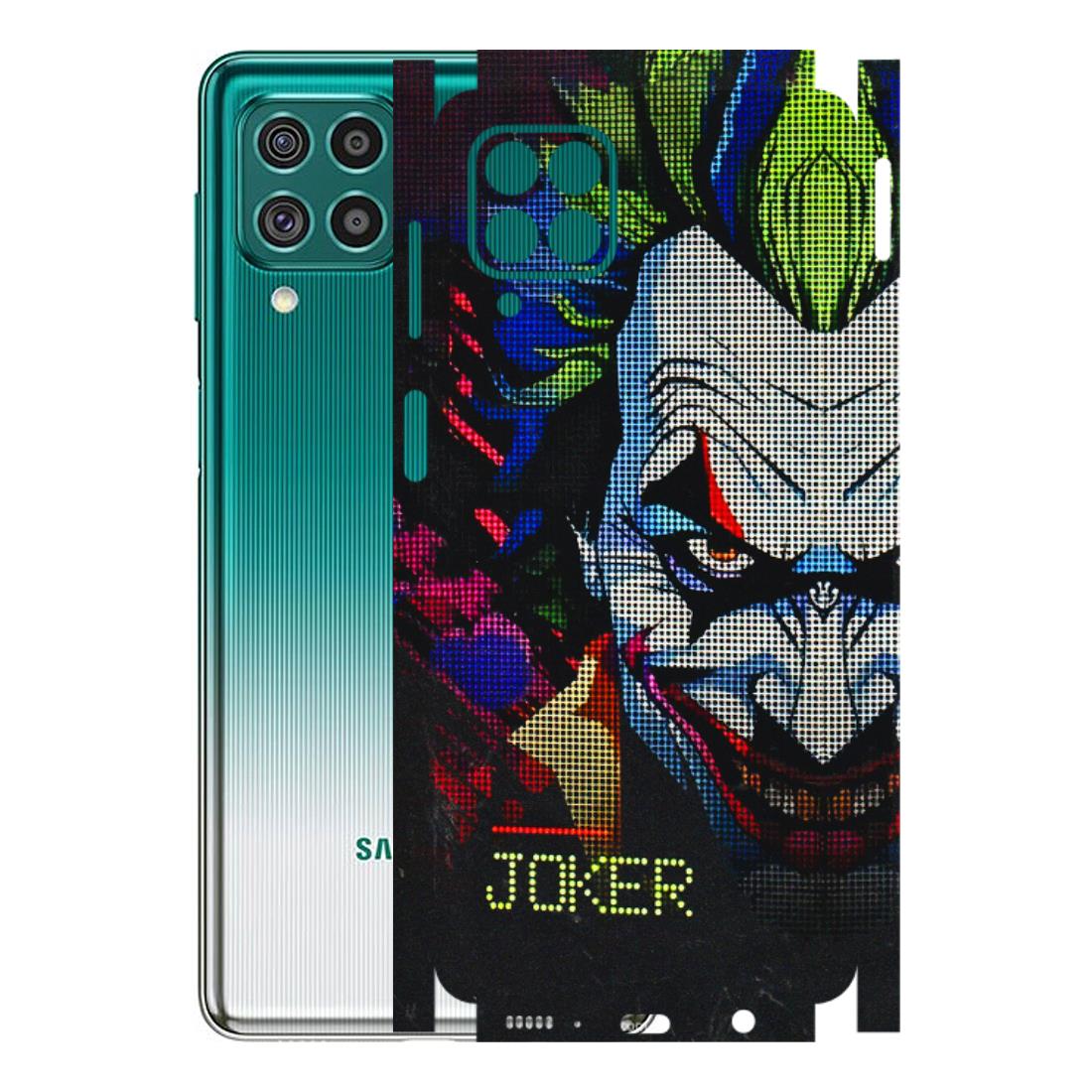 Samsung M/F/Note/Flip and C Phone Skins (All Models) - Joker Dot Matrix - 3D Embossed Finish (L-08) Samsung Galaxy F62