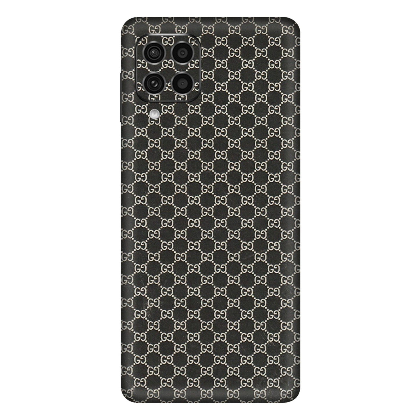 Samsung M/F/Note/Flip and C Phone Skins (All Models) - Black G Print - 3D Embossed Finish (L-109) Samsung Galaxy F62