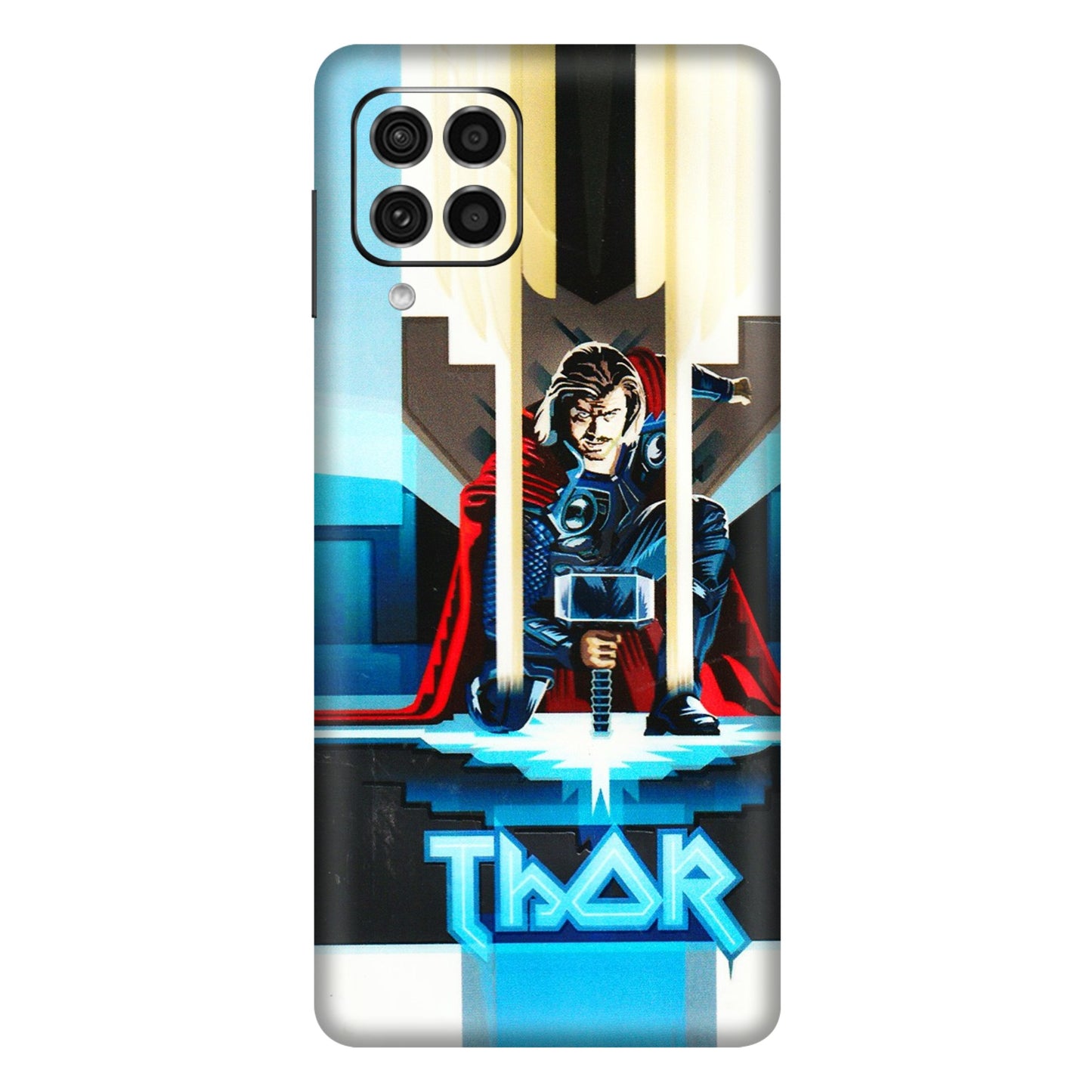Samsung M/F/Note/Flip and C Phone Skins (All Models) - Thor - 3D Embossed Finish (L-137) Samsung Galaxy F62