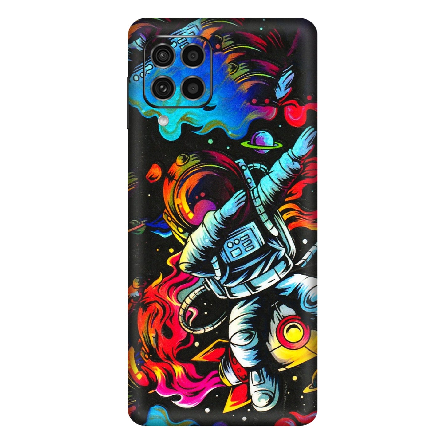 Samsung M/F/Note/Flip and C Phone Skins (All Models) - Astronaut Dope - 3D Embossed Finish (L-191) Samsung Galaxy F62