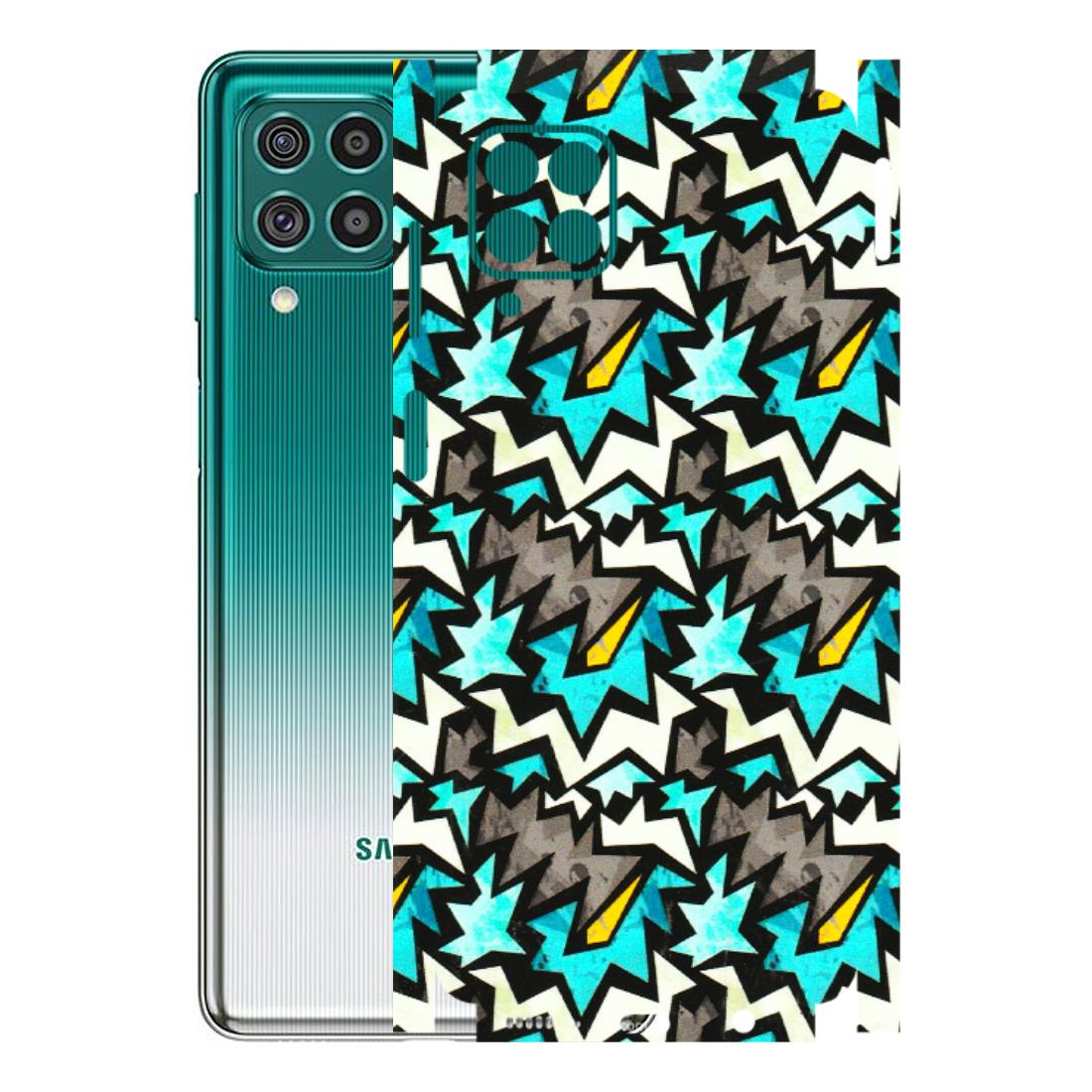 Samsung M/F/Note/Flip and C Phone Skins (All Models) - Funky Zig Zag - 3D Embossed Finish (L-223) Samsung Galaxy F62