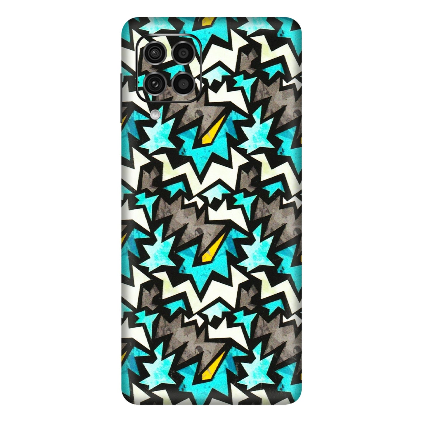 Samsung M/F/Note/Flip and C Phone Skins (All Models) - Funky Zig Zag - 3D Embossed Finish (L-223) Samsung Galaxy F62