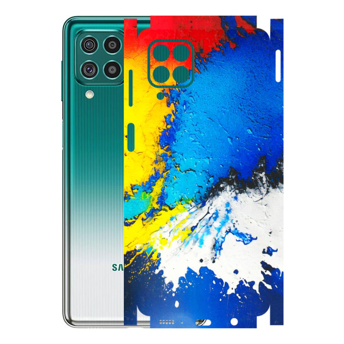 Samsung M/F/Note/Flip and C Phone Skins (All Models) - Acrylic Paint Spill - 3D Embossed Finish (L-229) Samsung Galaxy F62
