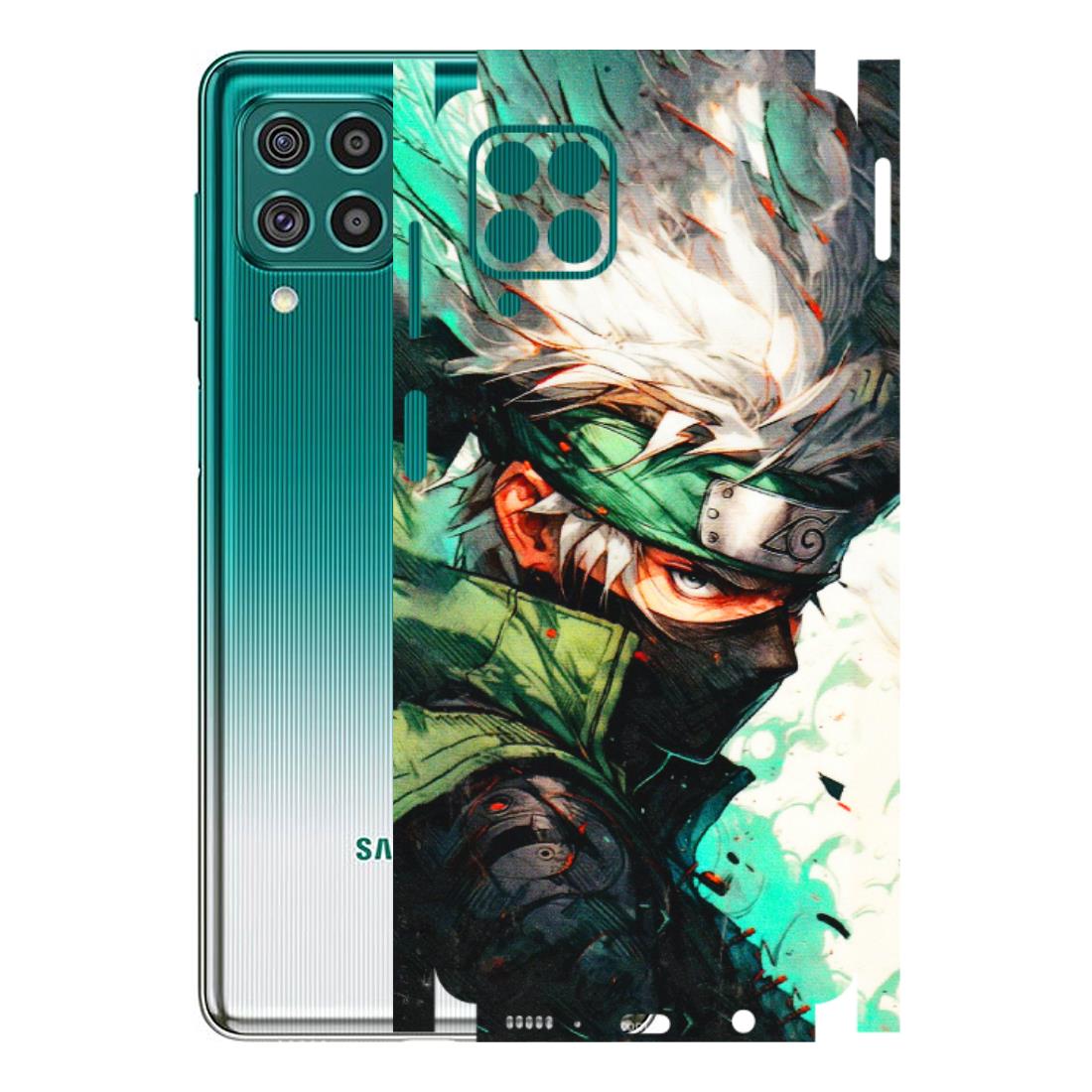 Samsung M/F/Note/Flip and C Phone Skins (All Models) - Kakashi Side Profile - 3D Embossed Finish (L-249) Samsung Galaxy F62