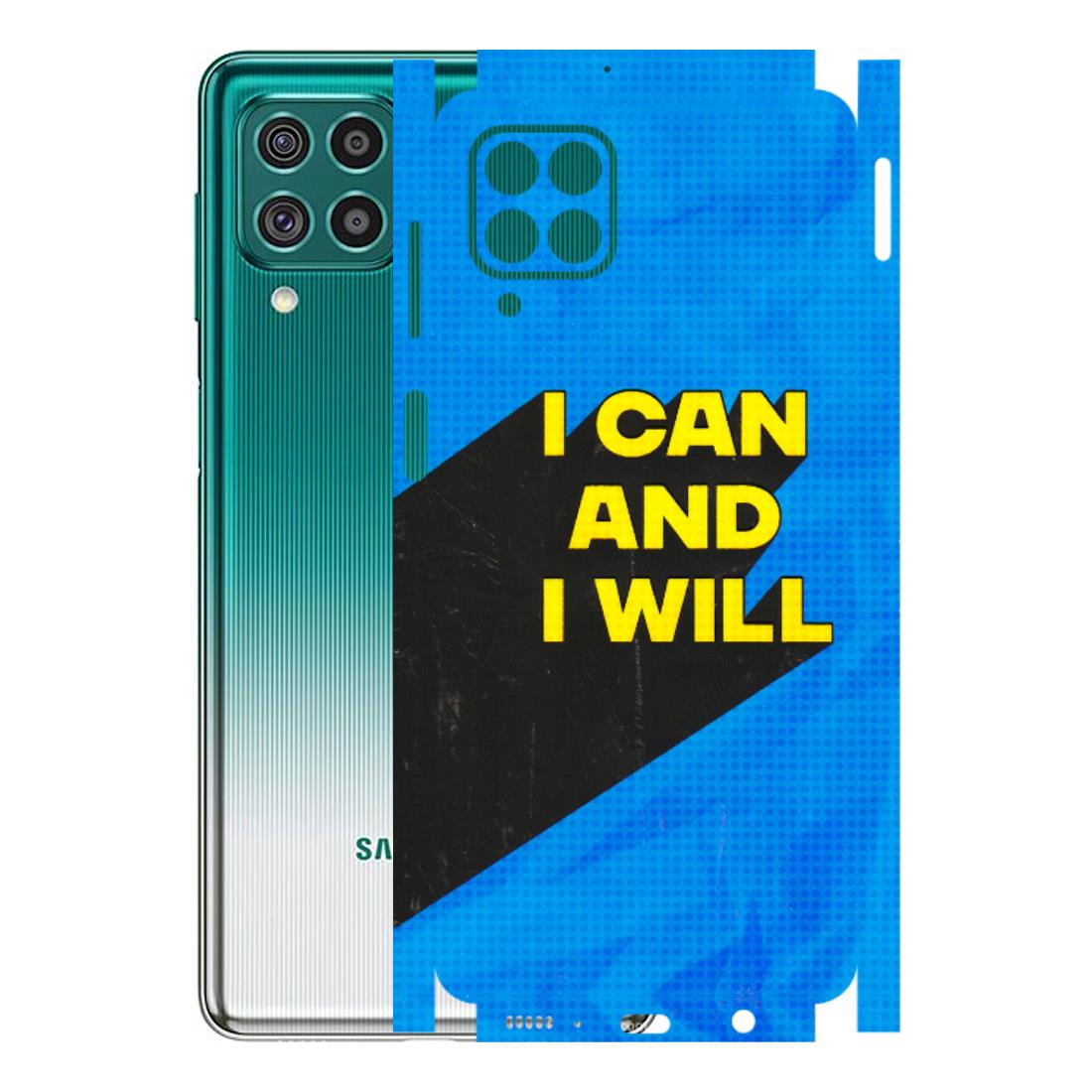 Samsung M/F/Note/Flip and C Phone Skins (All Models) - I Can And I Will - 3D Embossed Finish (L-281) Samsung Galaxy F62