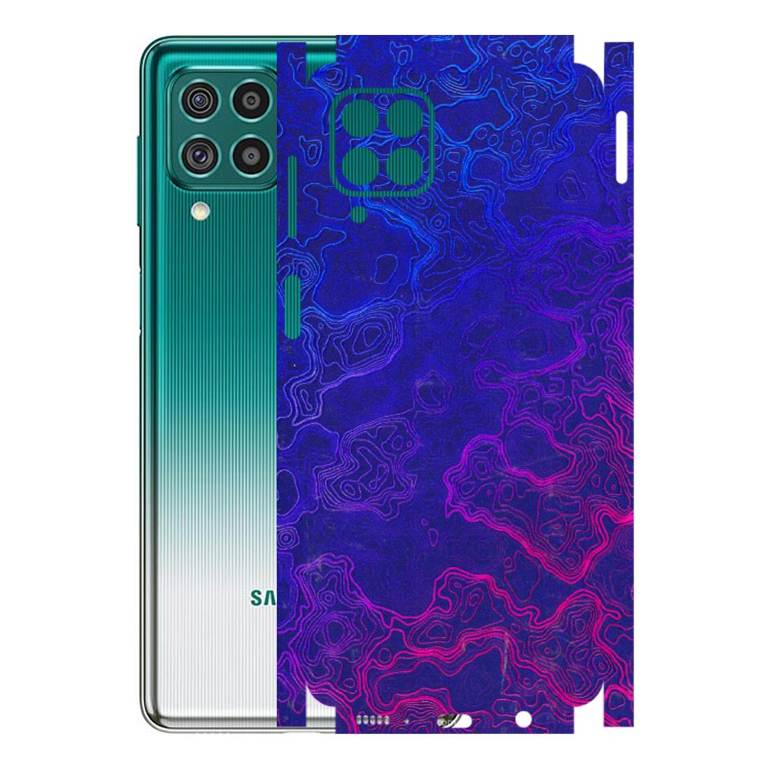 Samsung M/F/Note/Flip and C Phone Skins (All Models) - Purple Ripples Swirl - 3D Embossed Finish (L-314) Samsung Galaxy F62