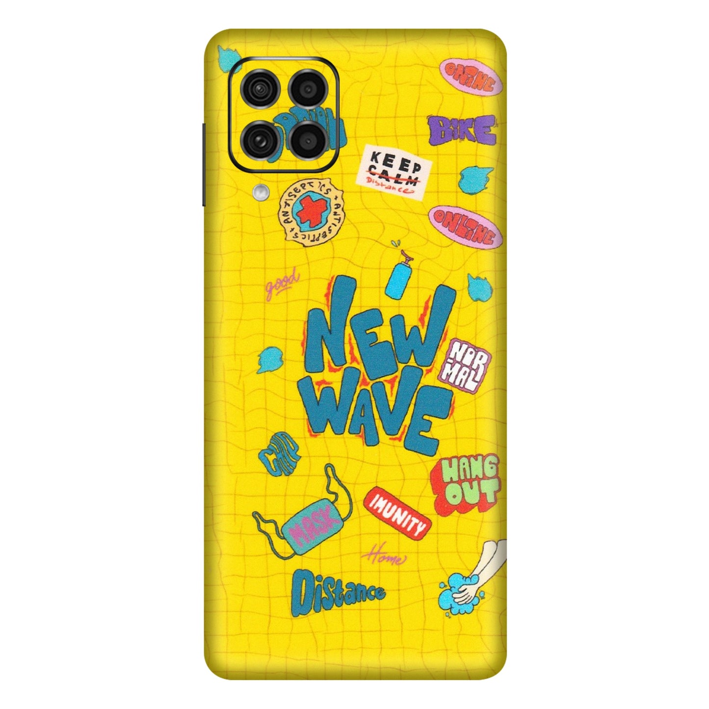 Samsung M/F/Note/Flip and C Phone Skins (All Models) - New Wave Life - Matte Finish (M-17) Samsung Galaxy F62
