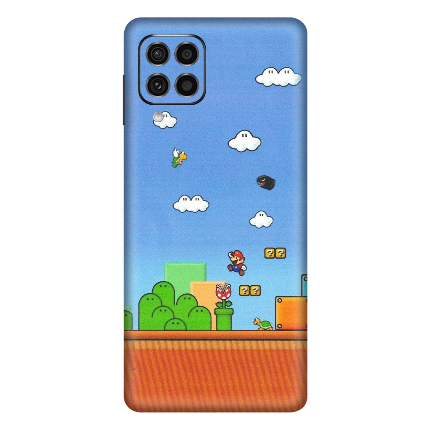 Samsung M/F/Note/Flip and C Phone Skins (All Models) - Mario Game Scene - Matte Finish (M-24) Samsung Galaxy F62