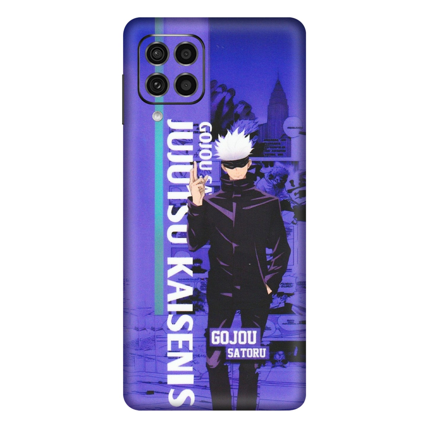 Samsung M/F/Note/Flip and C Phone Skins (All Models) - Jujutsu Kaisen Gojo - Matte Finish (M-05) Samsung Galaxy F62