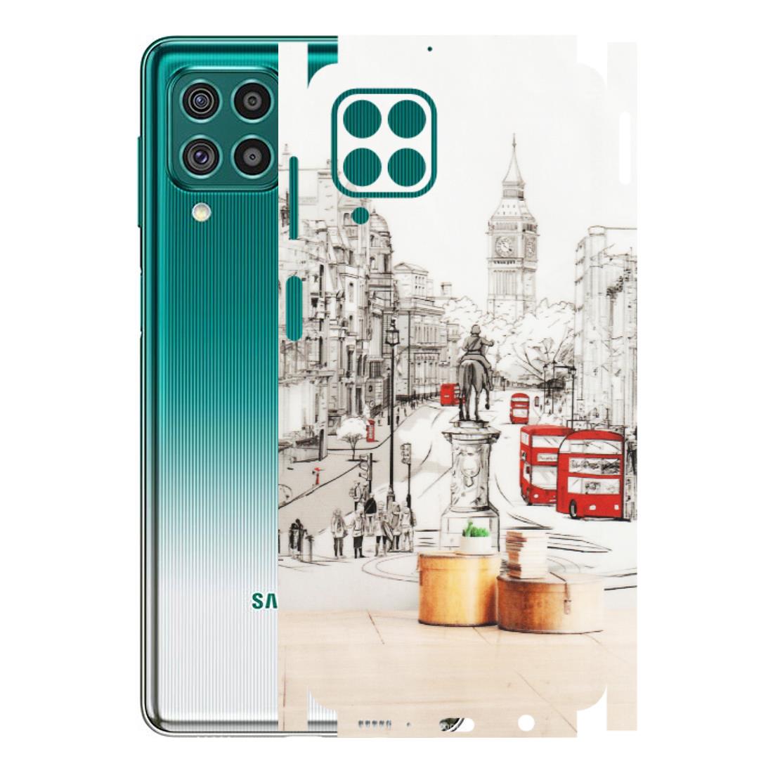Samsung M/F/Note/Flip and C Phone Skins (All Models) - London Street - Transparent Finish (T-02) Samsung Galaxy F62