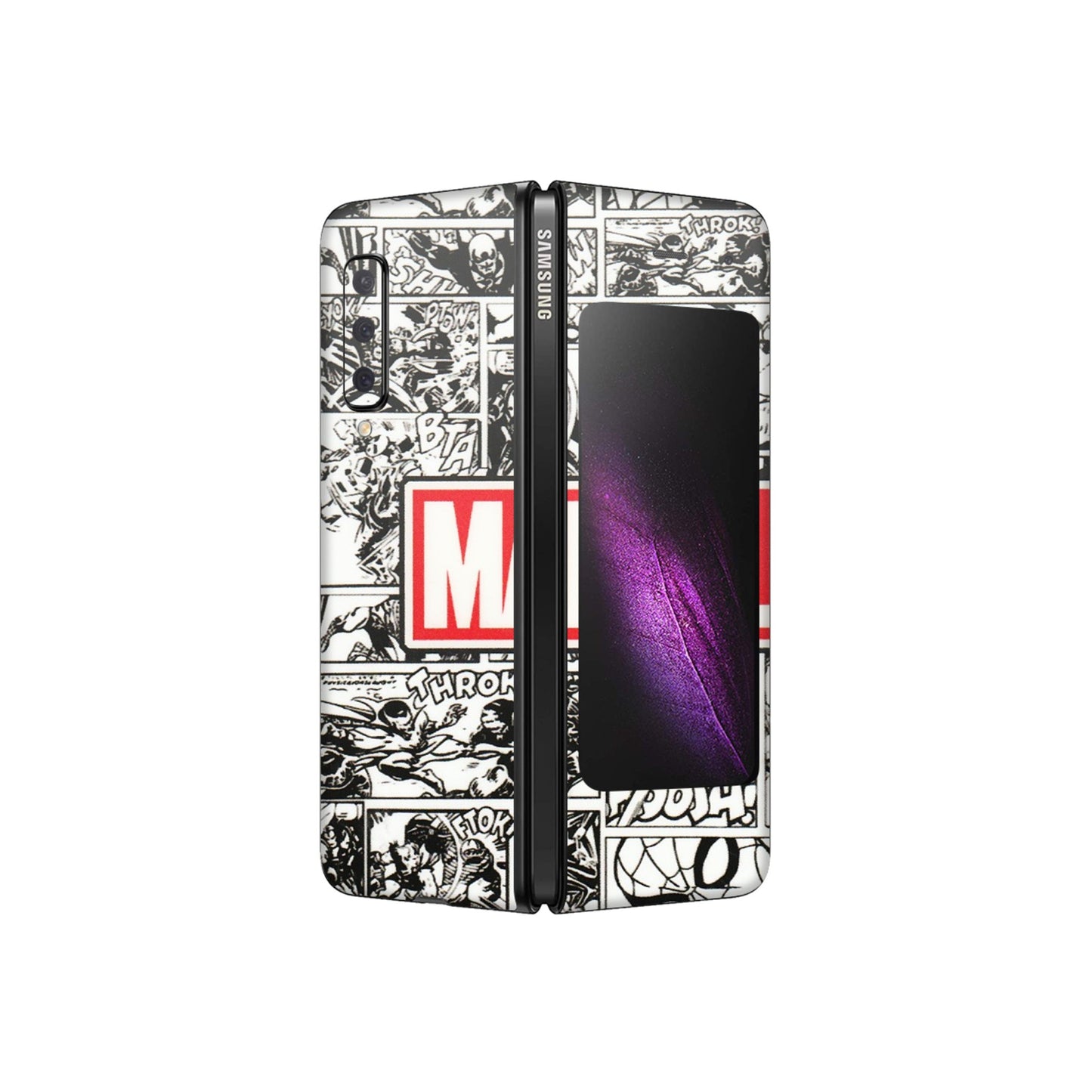 Samsung M/F/Note/Flip and C Phone Skins (All Models) - Marvel Comic - 3D Embossed Finish (L-171) Samsung Galaxy Fold