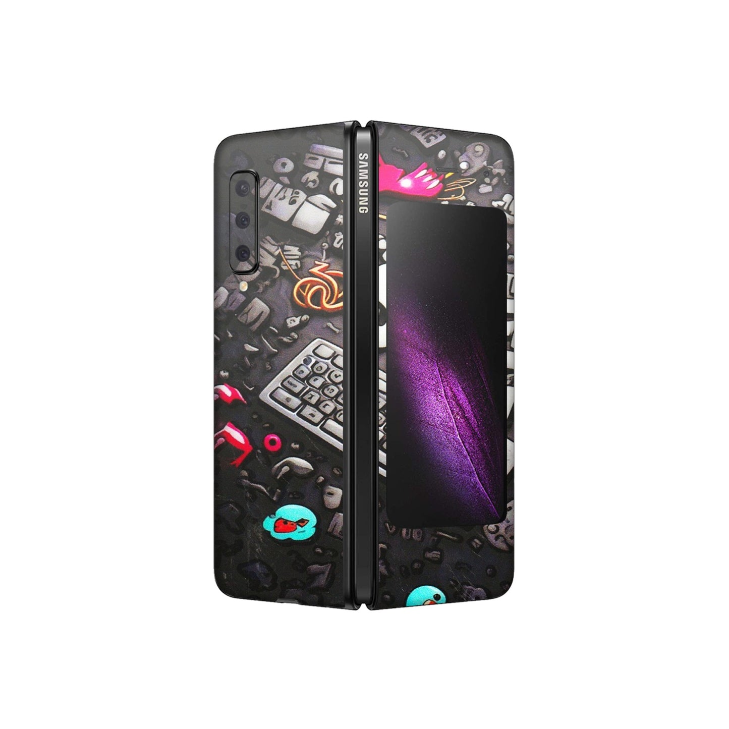 Samsung M/F/Note/Flip and C Phone Skins (All Models) - Gadgets Sale - 3D Embossed Finish (L-50) Samsung Galaxy Fold