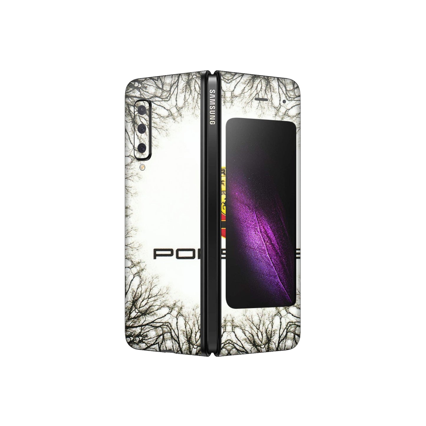Samsung M/F/Note/Flip and C Phone Skins (All Models) - Porche Classic - 3D Embossed Finish (L-51) Samsung Galaxy Fold