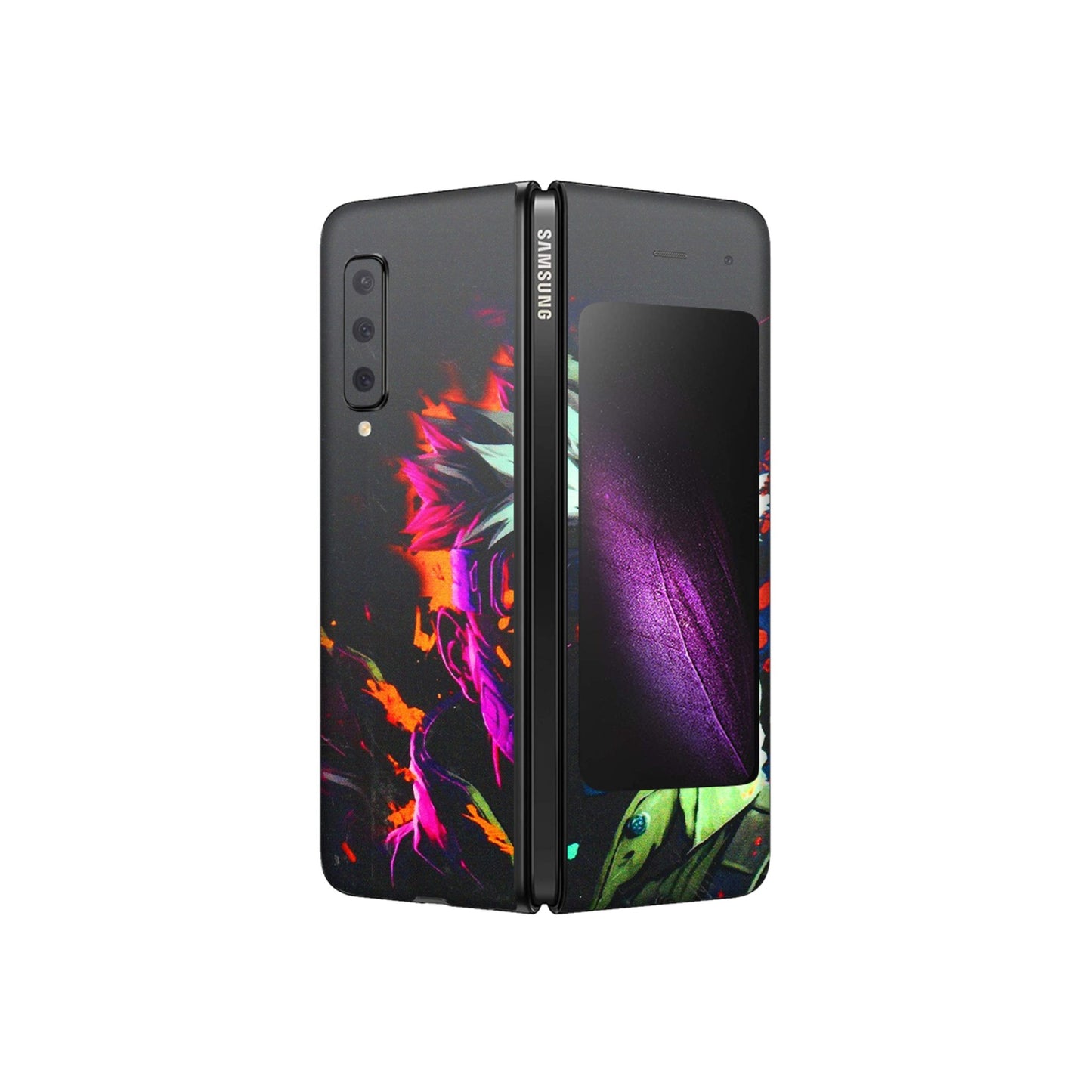 Samsung M/F/Note/Flip and C Phone Skins (All Models) - Anime Cool Character - 3D Embossed Finish (L-59) Samsung Galaxy Fold