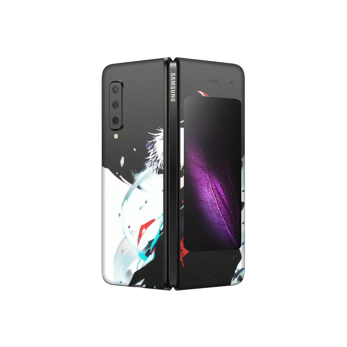 Samsung M/F/Note/Flip and C Phone Skins (All Models) - Gojo Powerful Charater Kaisen Anime - Matte Finish (M-144) Samsung Galaxy Fold