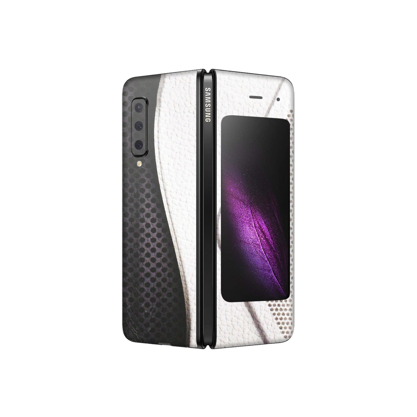 Samsung M/F/Note/Flip and C Phone Skins (All Models) - Black And White Iconic Convoy - Matte Finish (M-149) Samsung Galaxy Fold